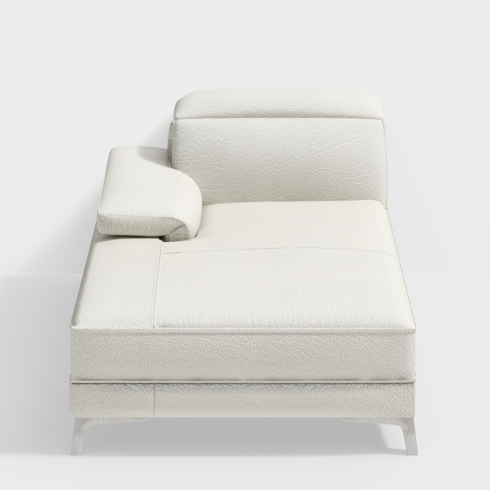NATUZZI C054 Speranza Beige and white chair3D模型