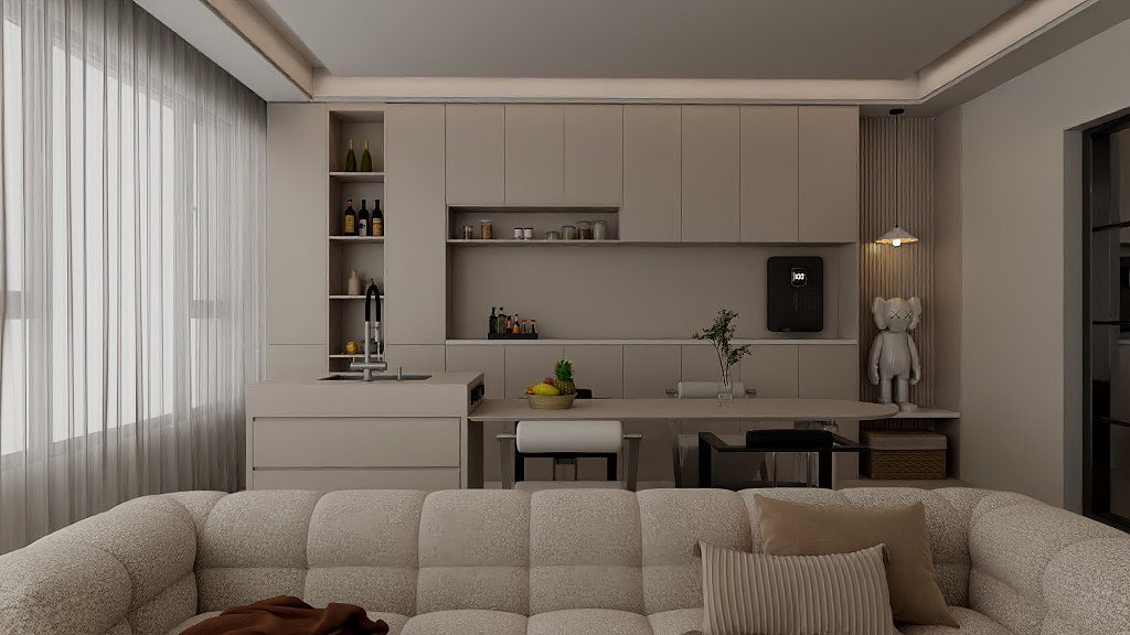 设计工作室效果图-二楼-装修设计方案