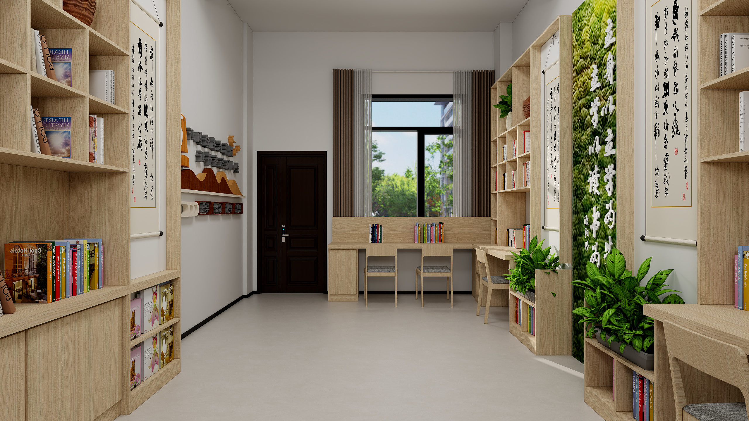 陆卫莲-盘龙 书屋-装修设计方案