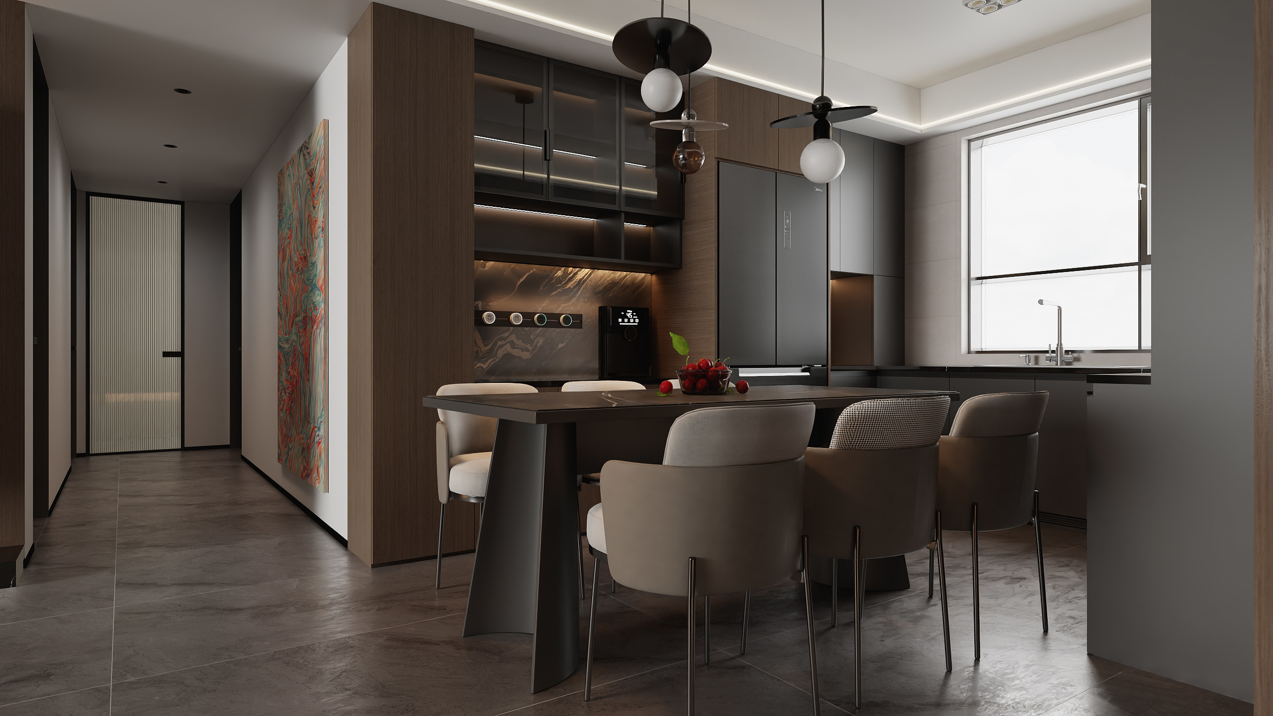 设计&middot;滕金利-鑫悦府27-1-502意式-装修设计方案