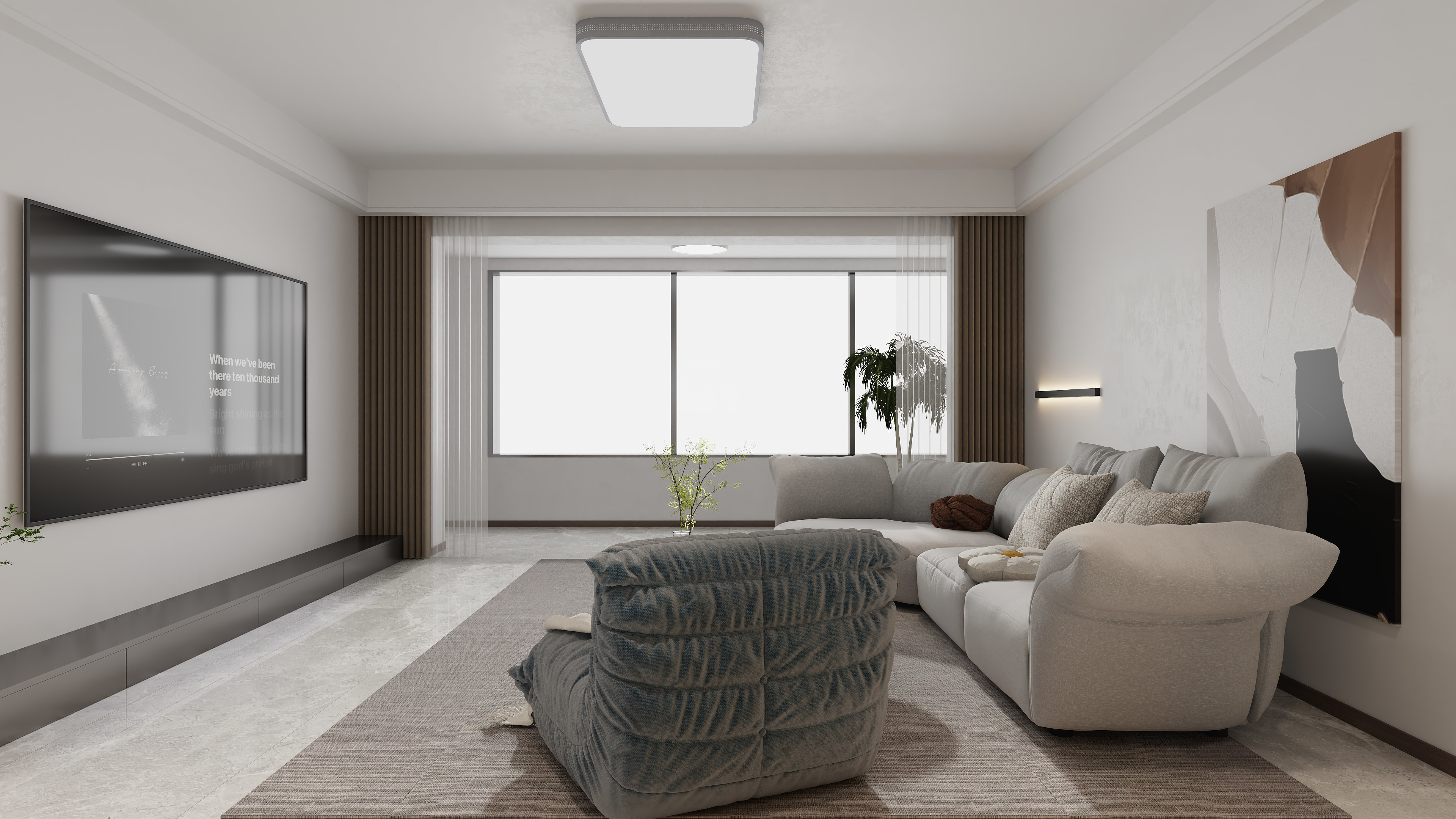 不ai画图-157㎡6室装修效果图