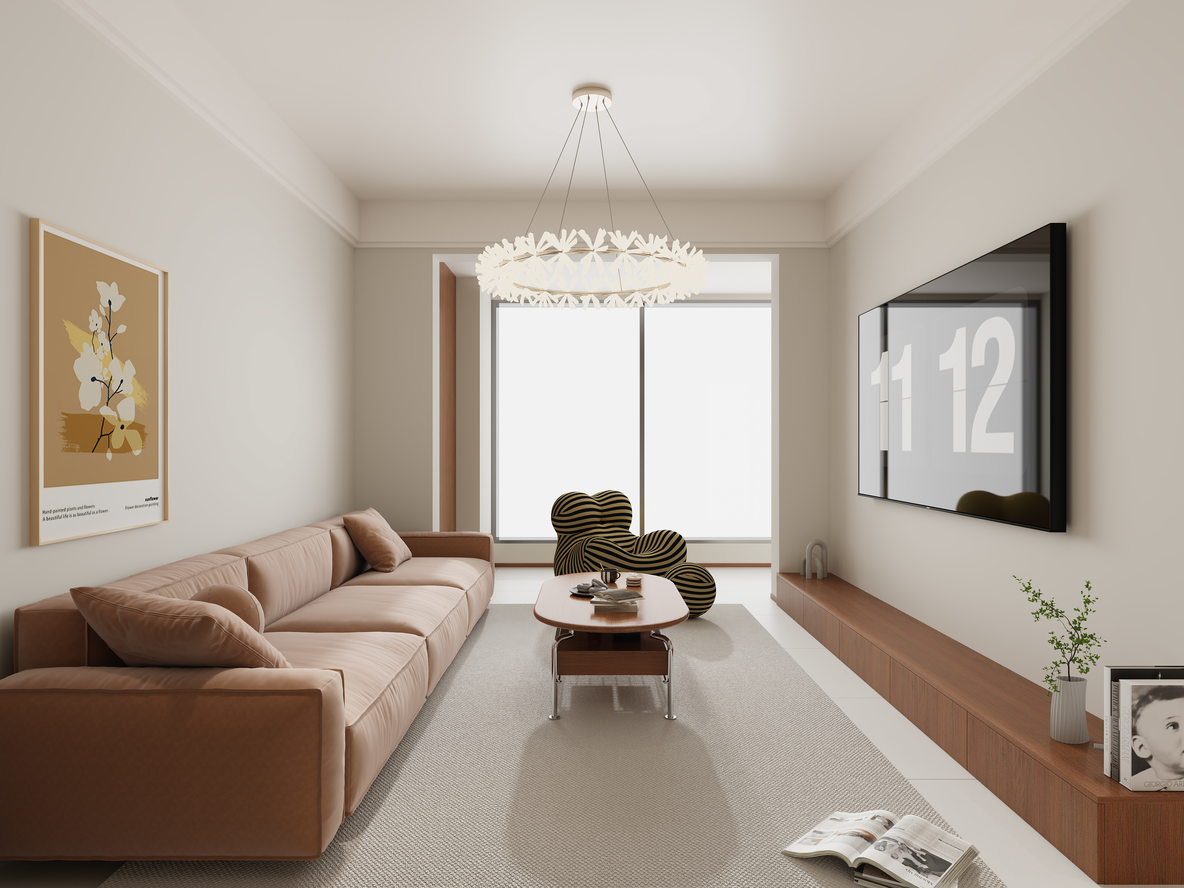 不ai画图-92㎡3室装修效果图