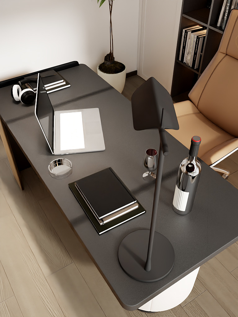 努力画图的小许-现代简约142㎡4室装修效果图