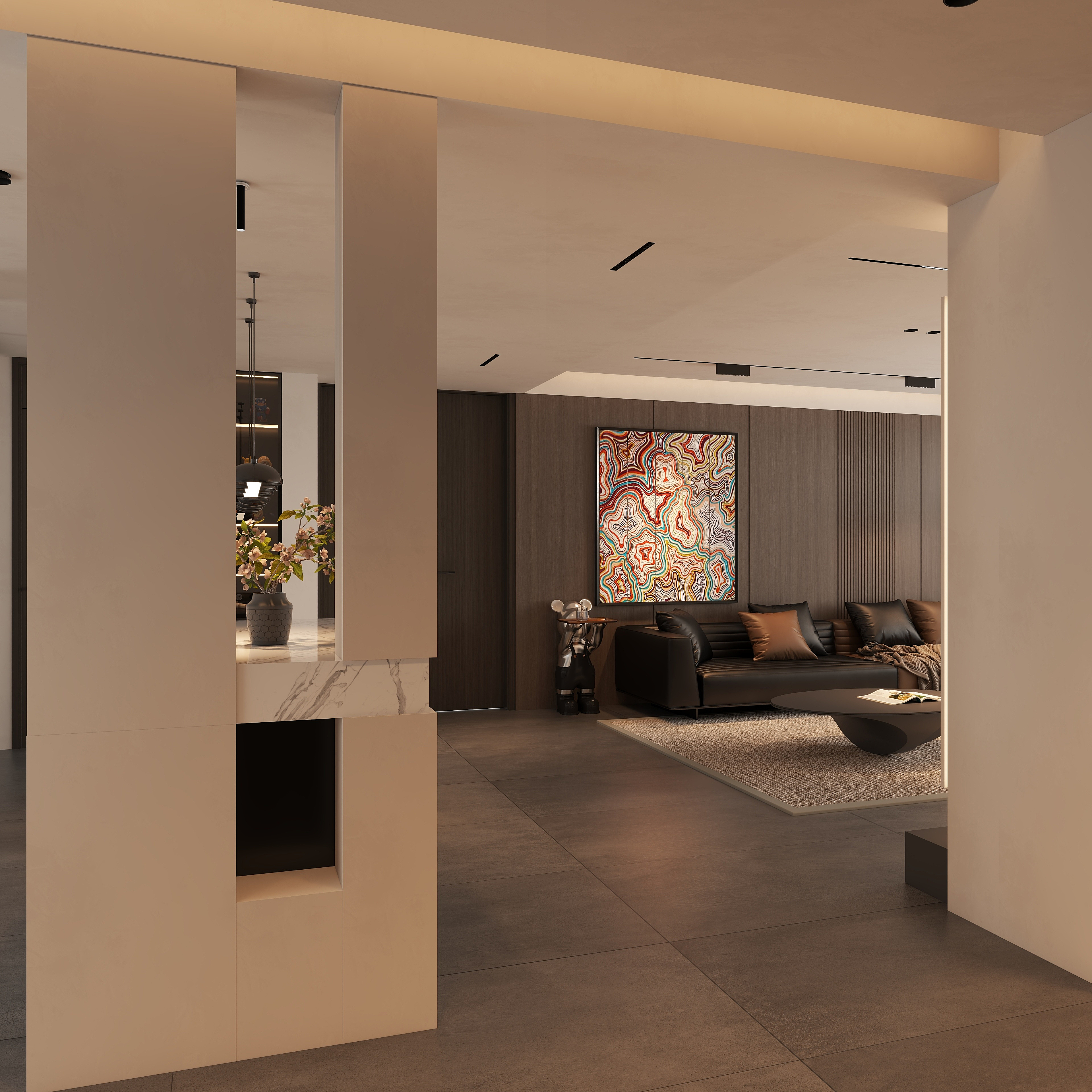 惠同学Designer-渤海湾·江山赋二期123㎡1室-副本-装修设计方案