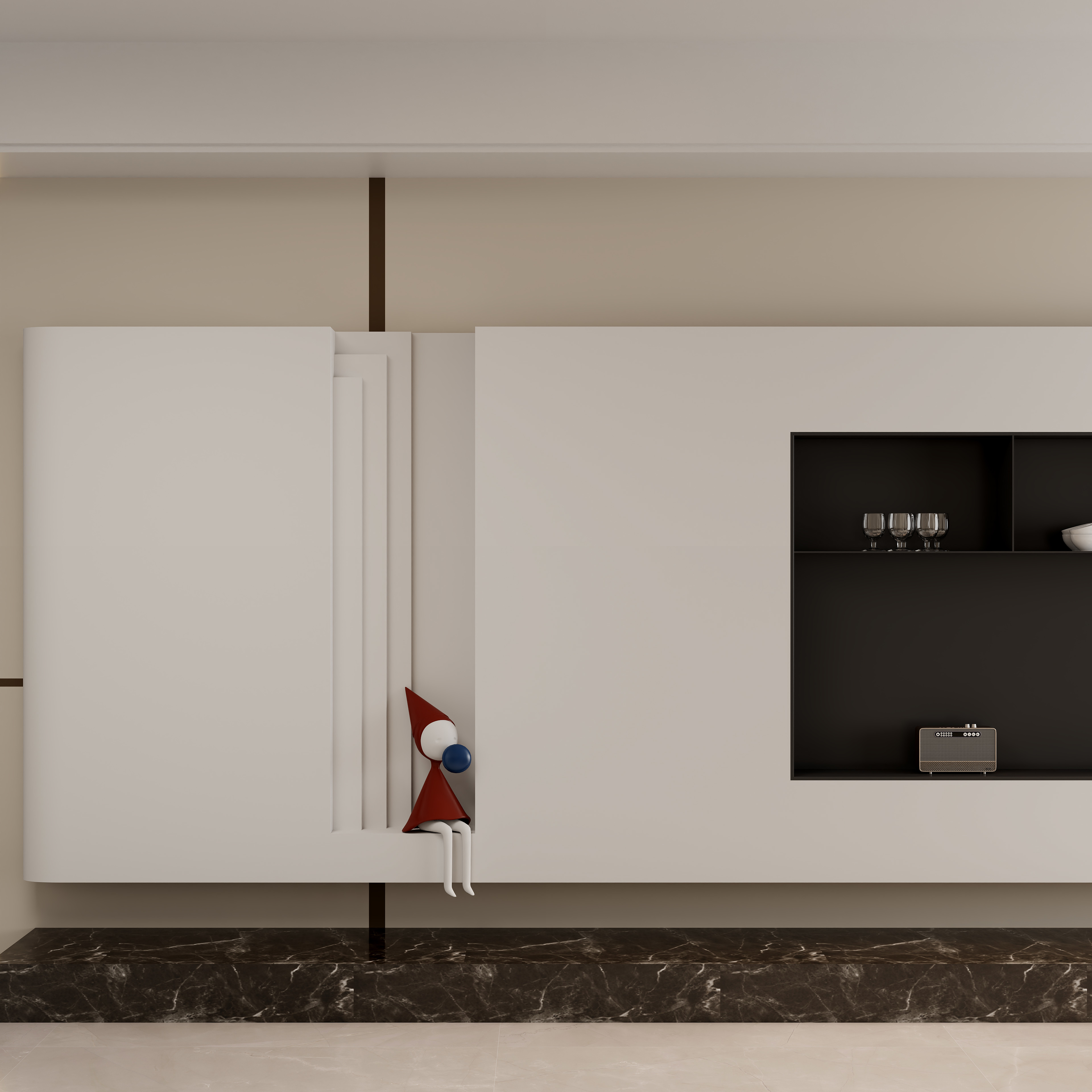 小小西瓜丨空間設計-意式样板-装修设计方案