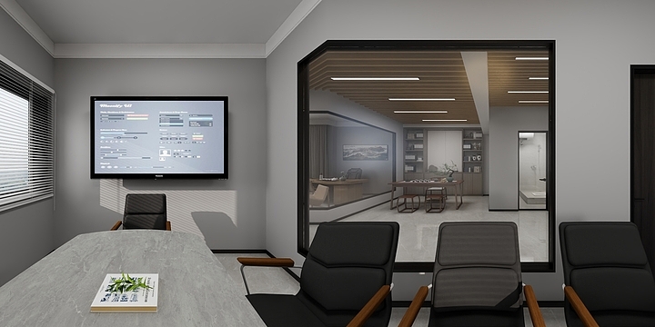 北风空间设计-乌鲁木齐办公室-装修设计方案