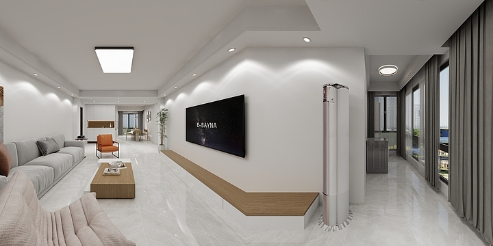 设计师--陈-尚书溪岸  现代 原木-装修设计方案