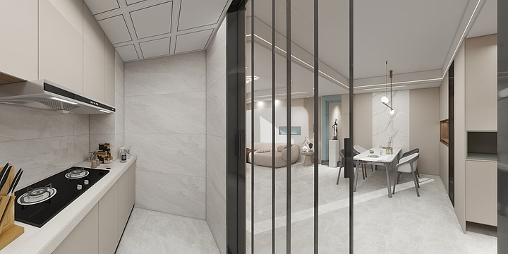 龙牌欧格全屋定制-鸿鑫丽景2-1-1002-装修设计方案