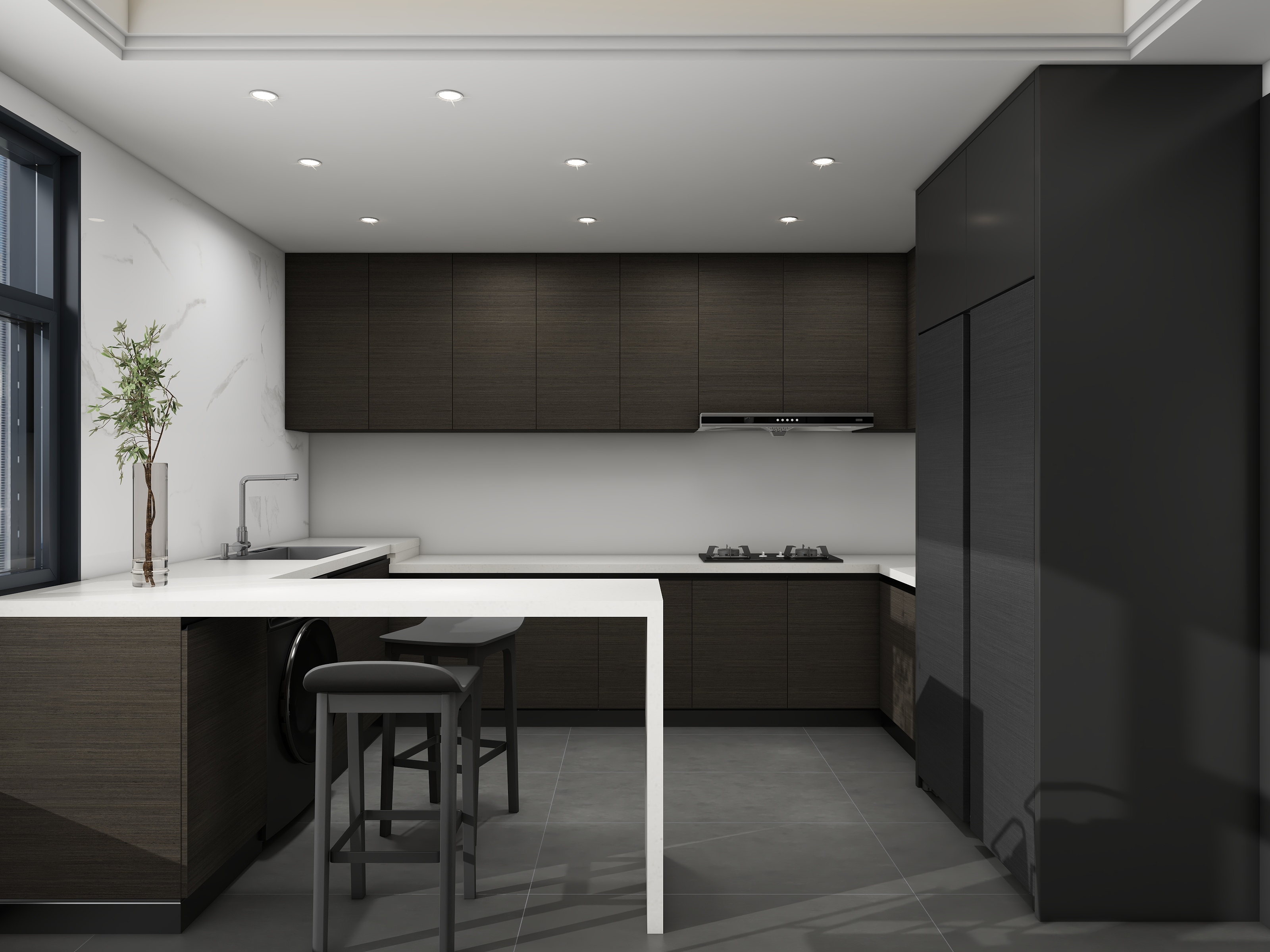 潘存金-迎宾小区-意式装修效果图