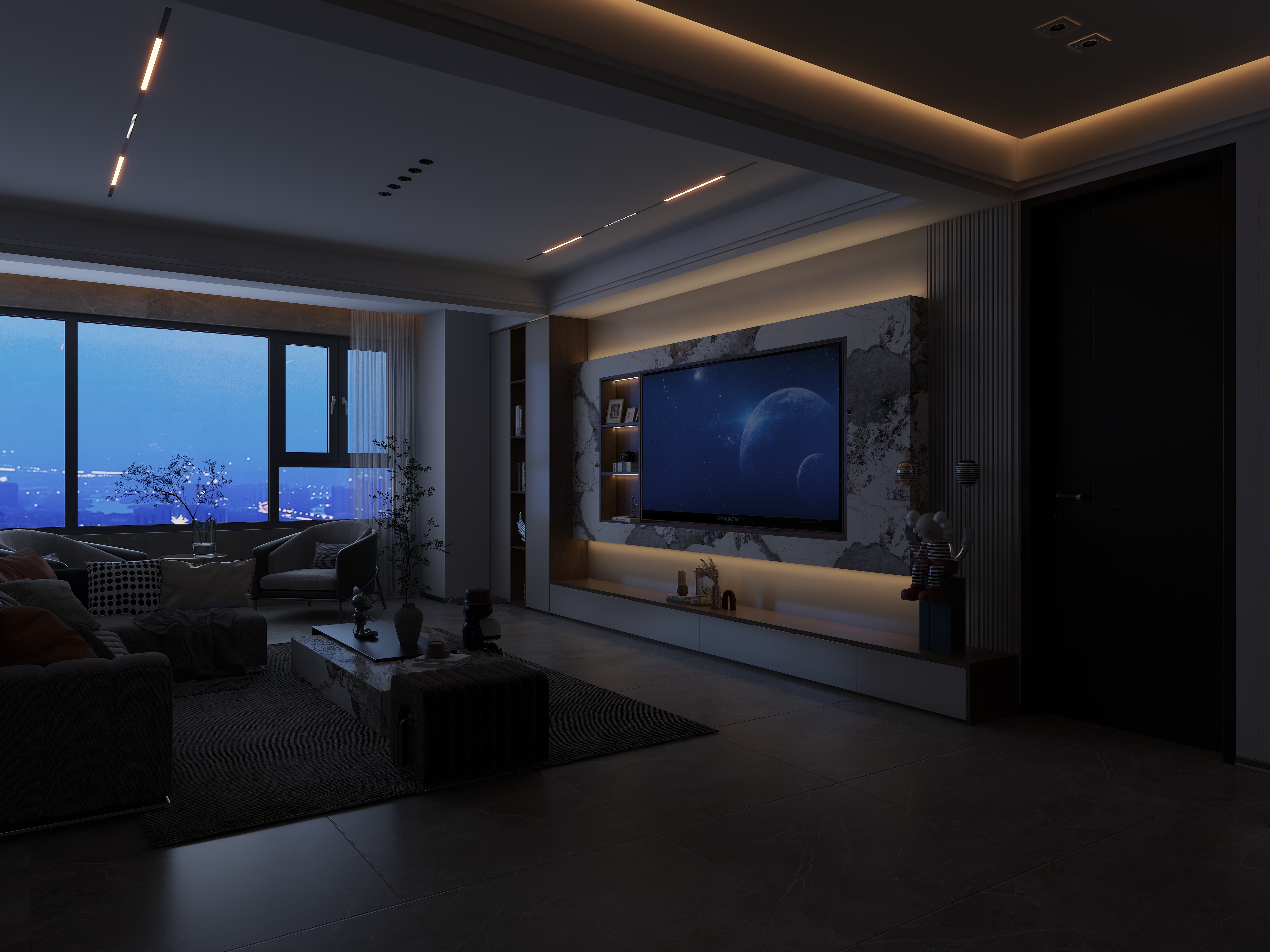 德州家和设计风水布局-泽信云筑126户型-副本-装修设计方案