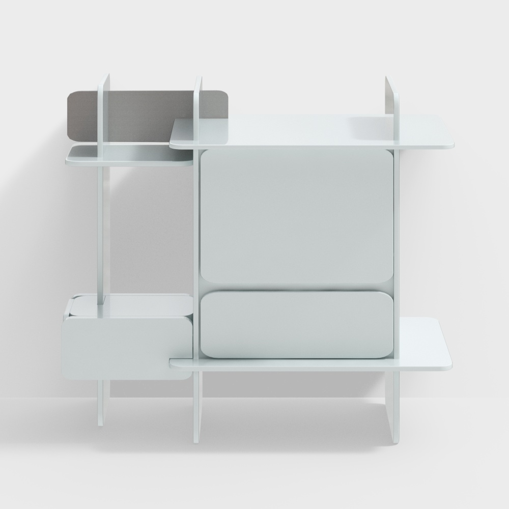 Modern living room low cabinet3D模型