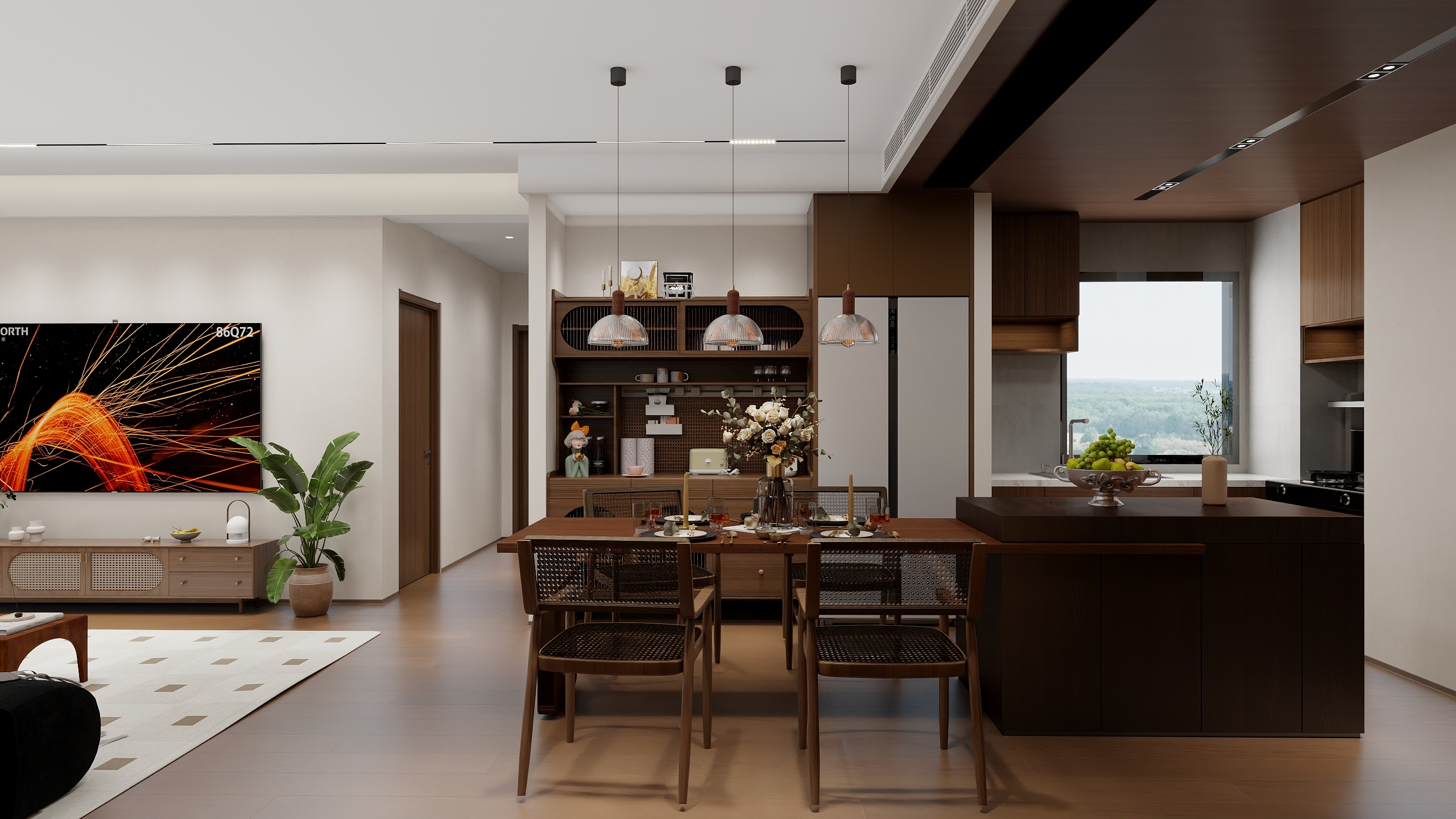 龙宸装饰服务公司-阅山湖装修效果图