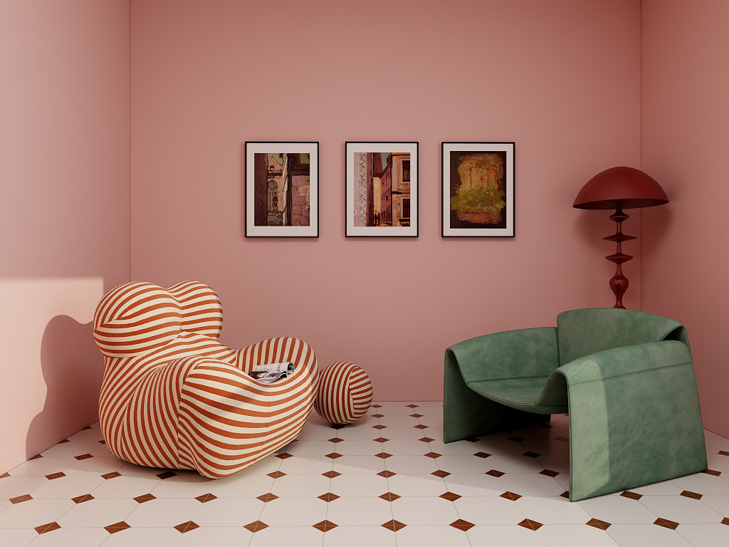 1815*tWZG-版画展厅-装修设计方案