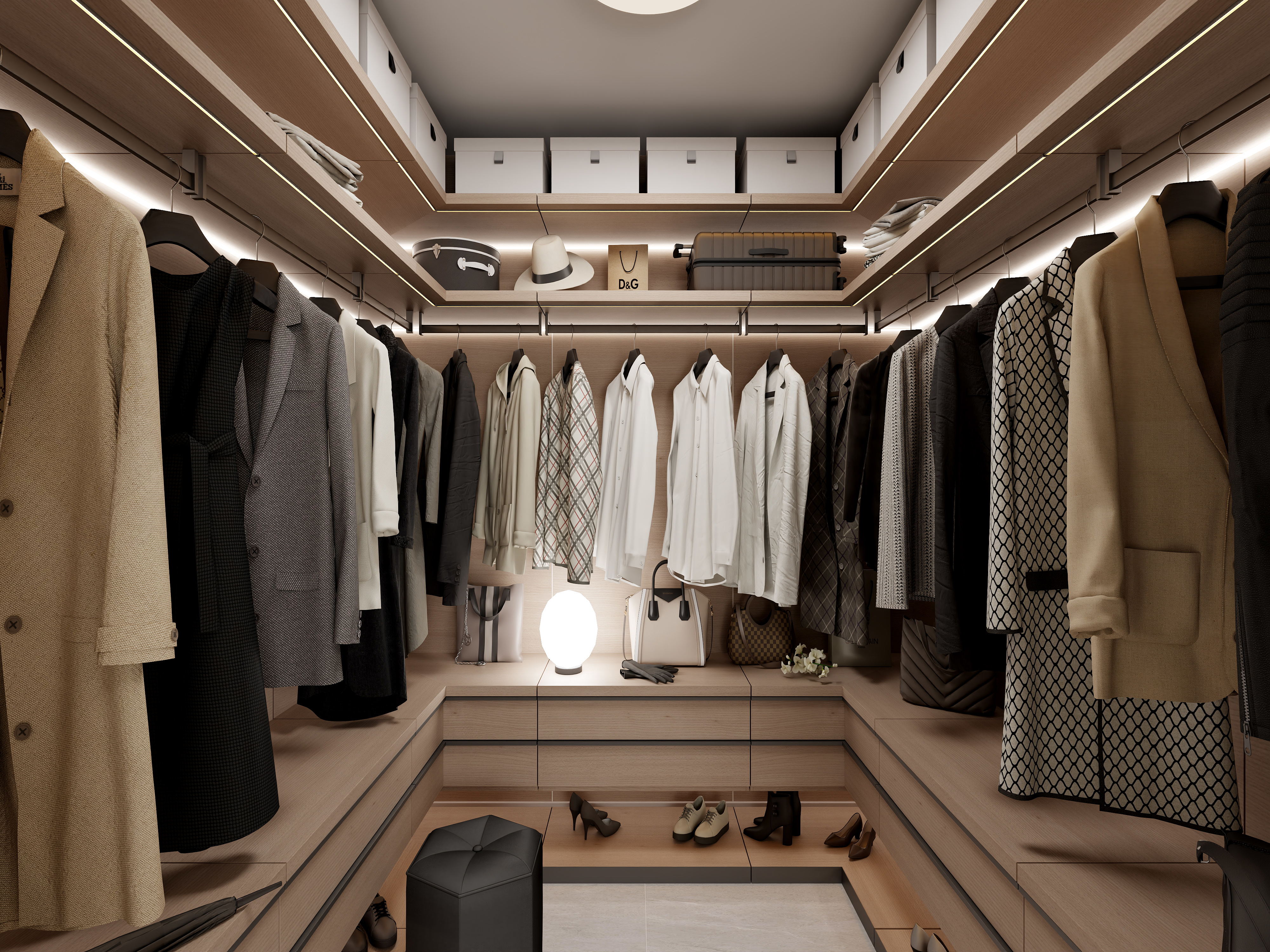 艺雅丽-345平复式自建房装修效果图