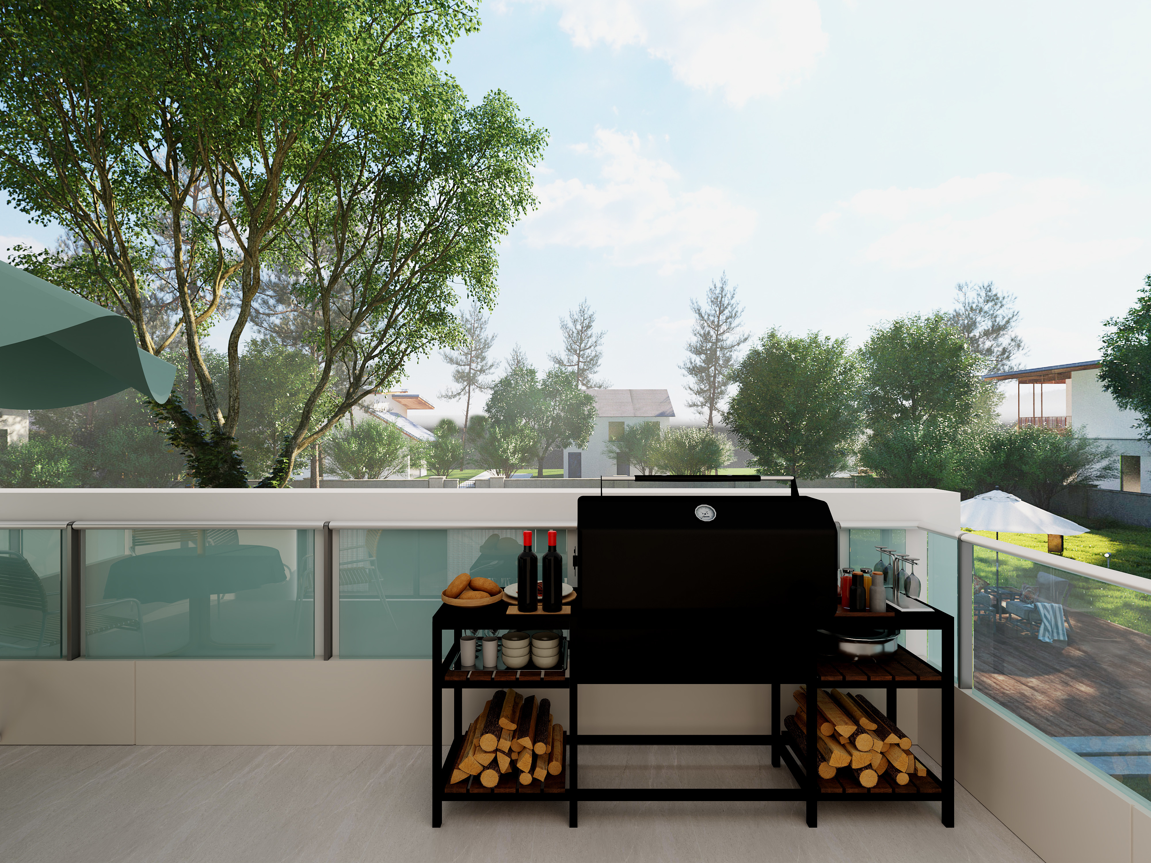 艺雅丽-345平复式自建房装修效果图