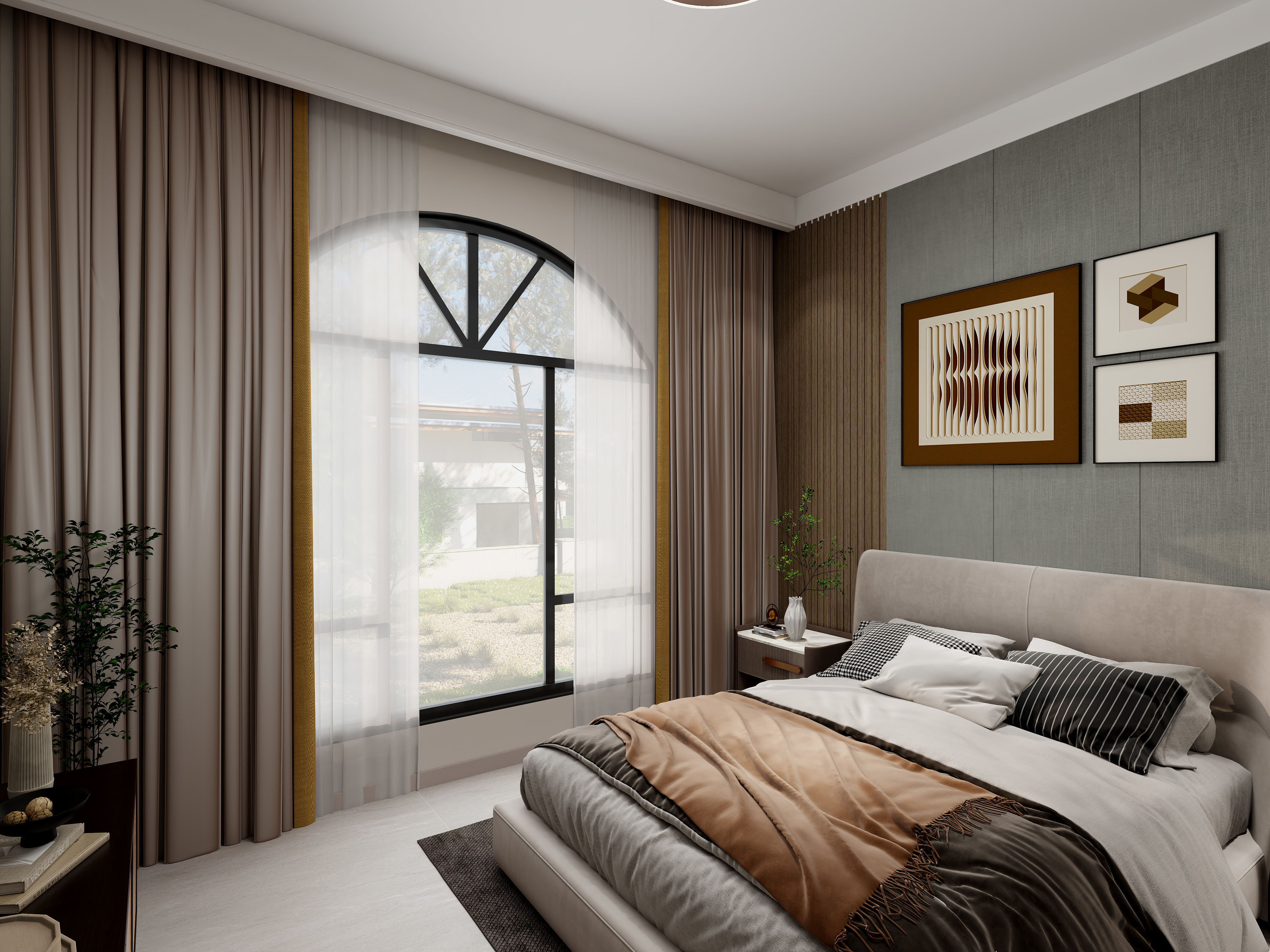 艺雅丽-345平复式自建房装修效果图