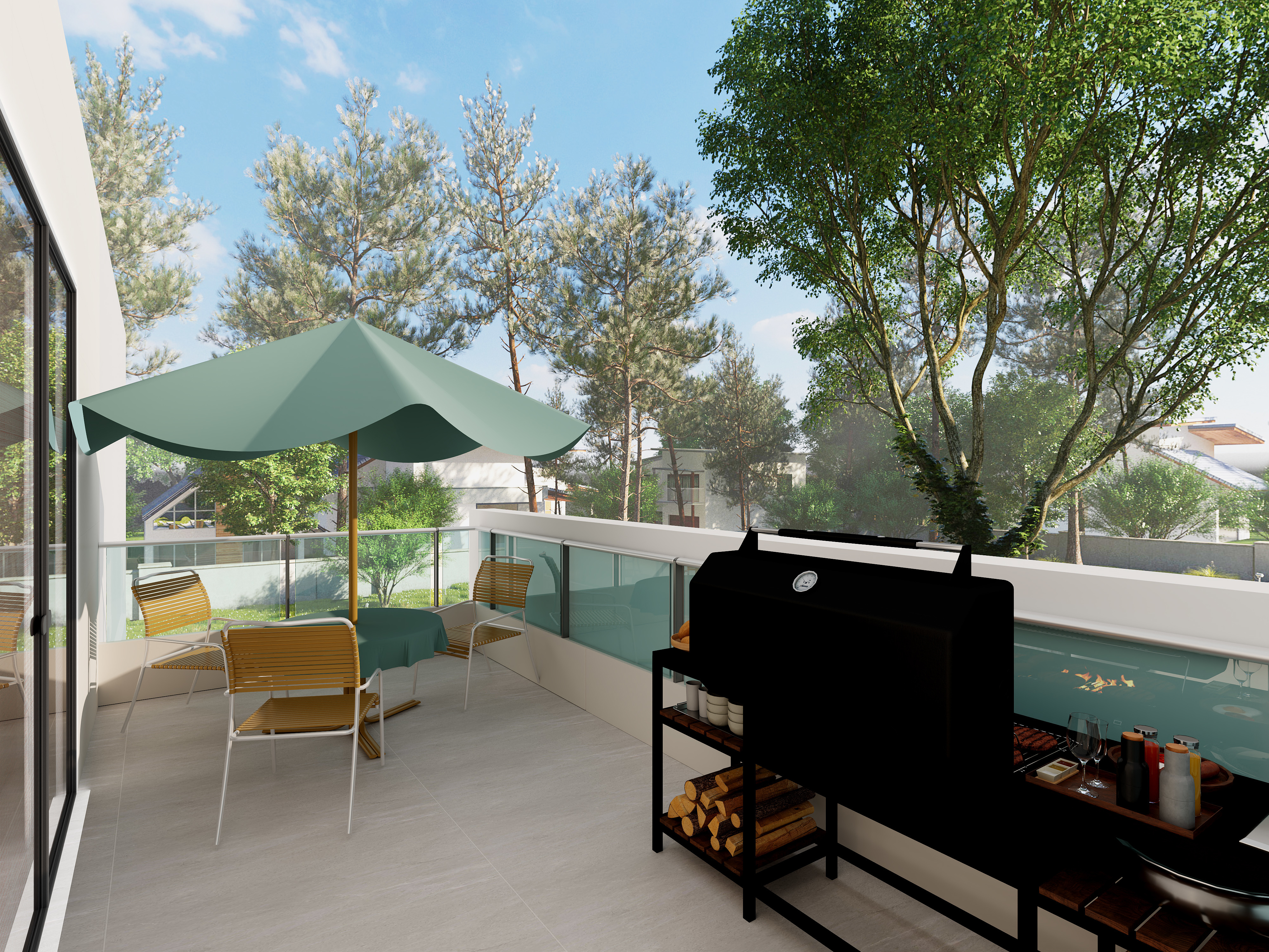 艺雅丽-345平复式自建房装修效果图