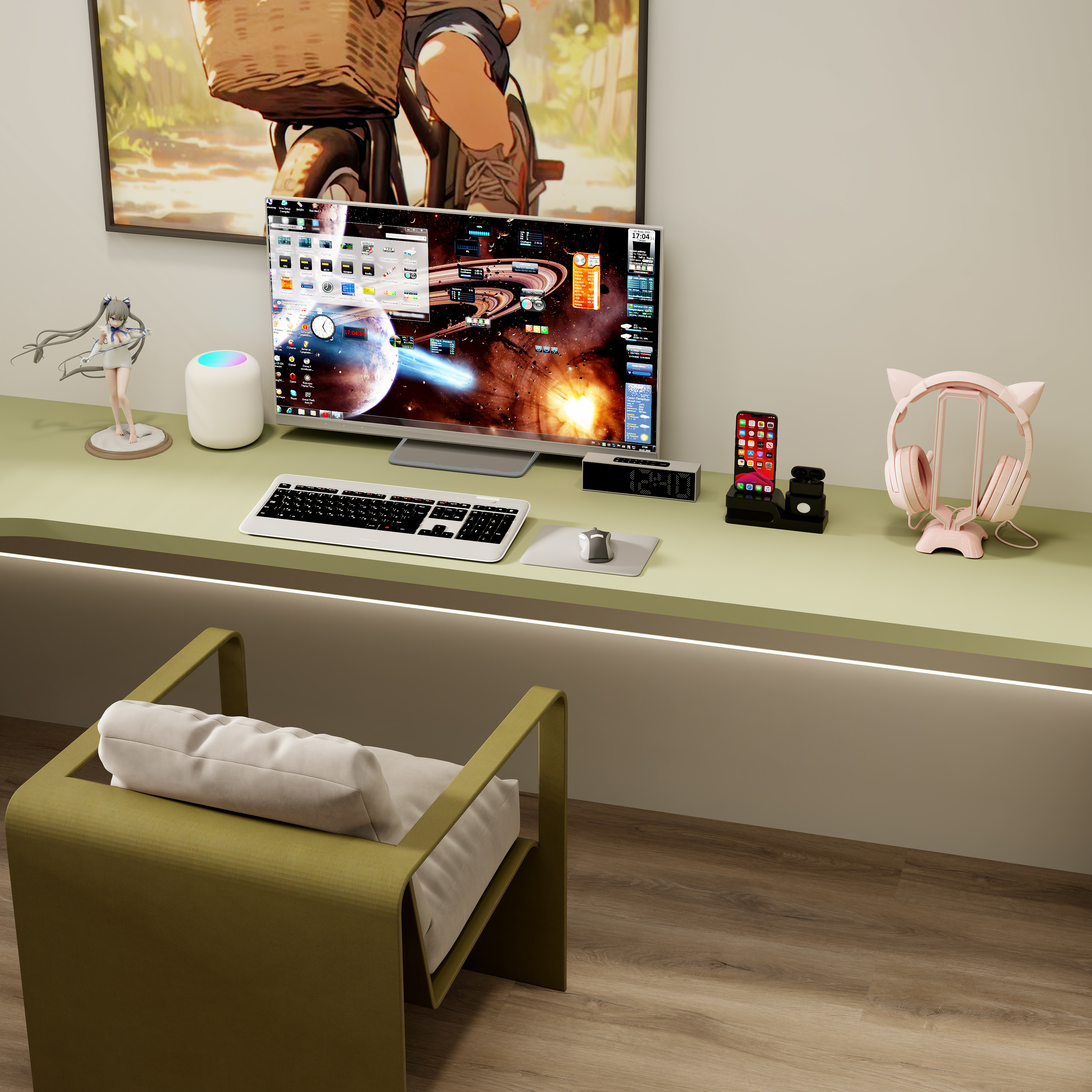 壹诺设计工作室-现代简约装修效果图