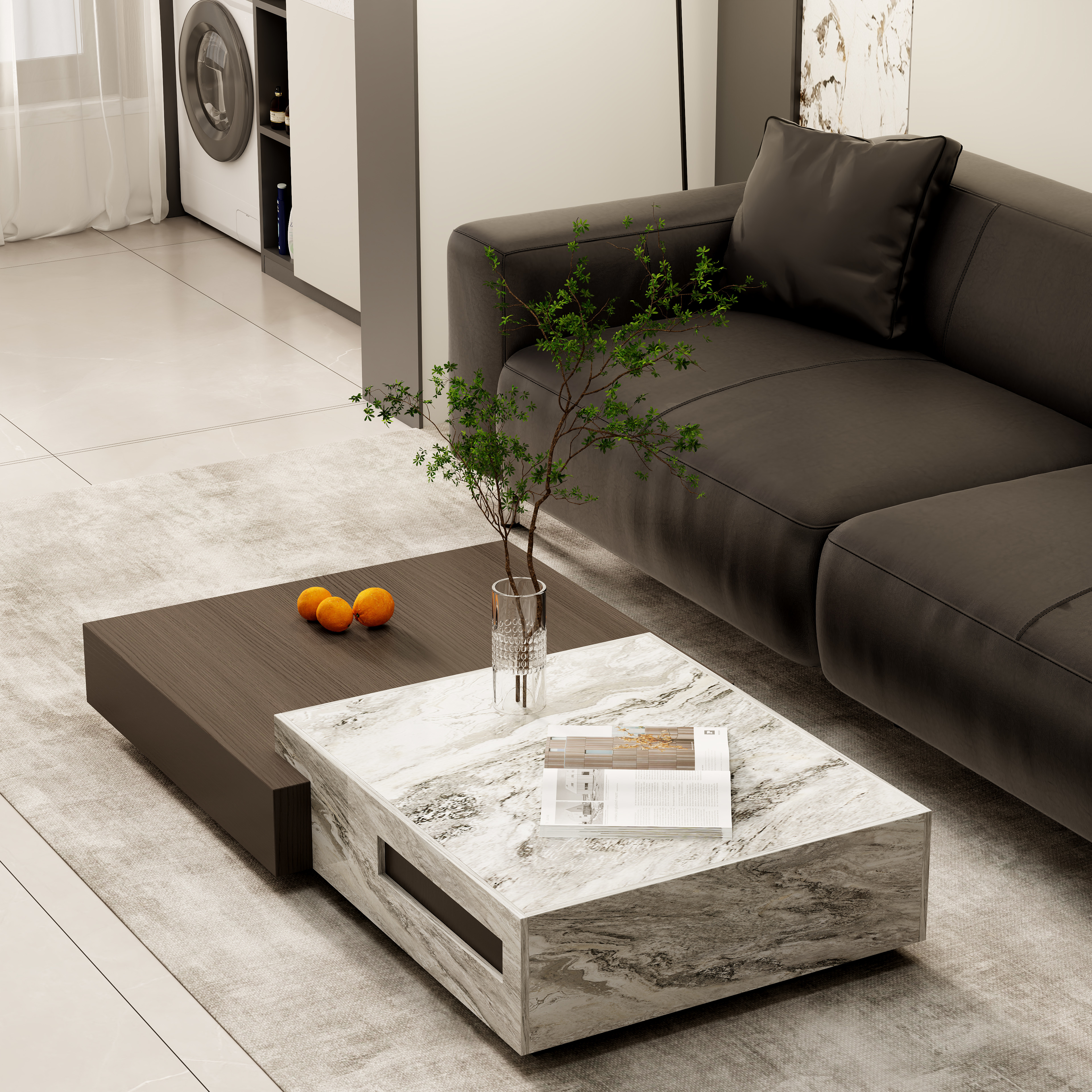 壹诺设计工作室-115㎡3室-现代简约装修效果图