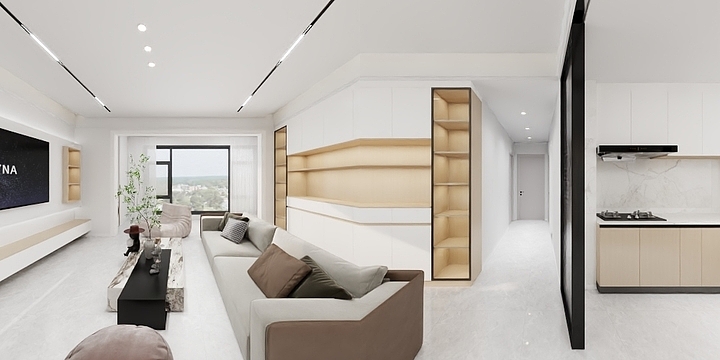 禾木空间JIE-中杰时代御园128奇数层-装修设计方案