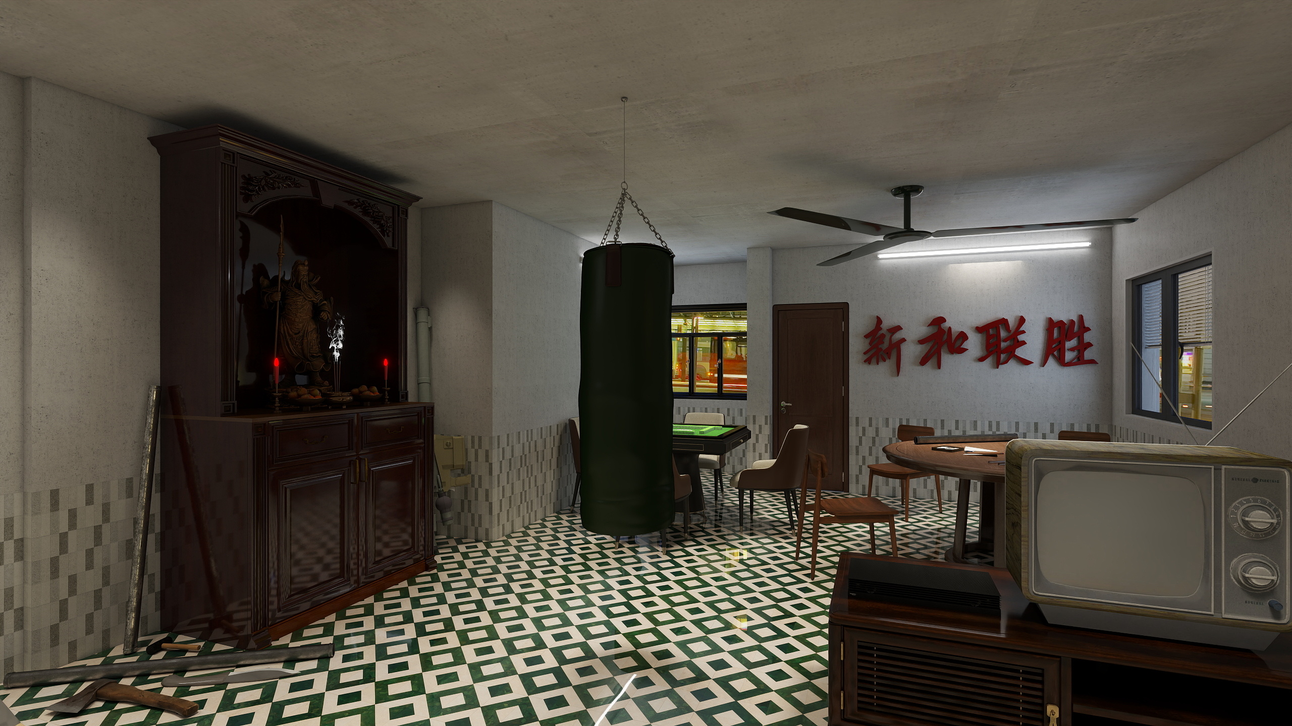 辞守序-港式暴力美学-装修设计方案