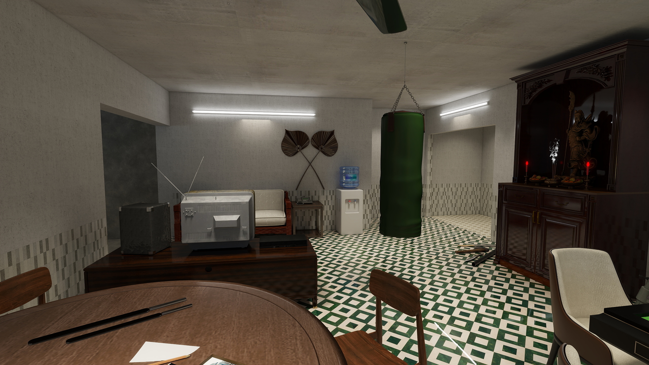 辞守序-港式暴力美学装修效果图