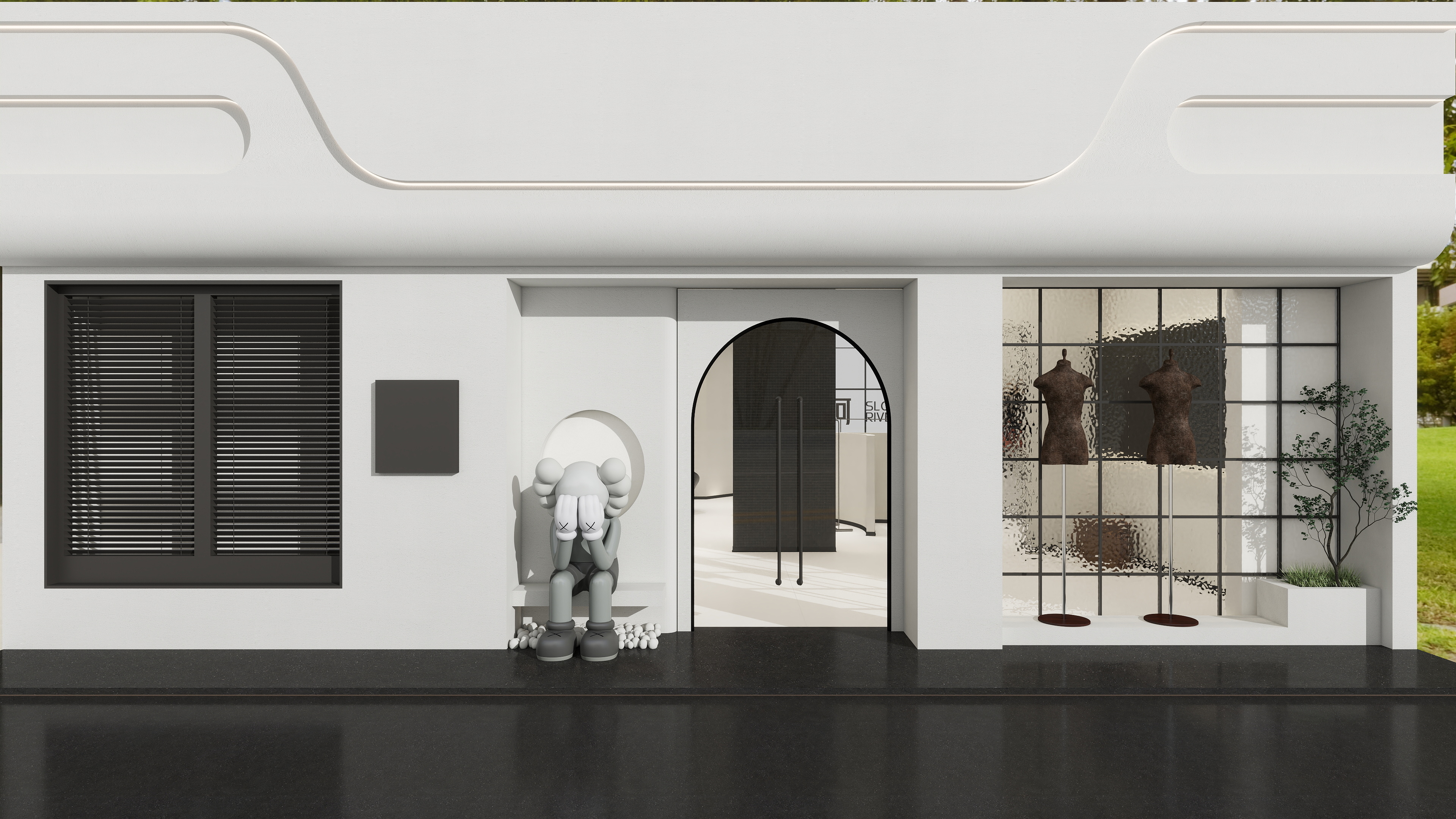 星河设计Carter-简约服装店-装修设计方案