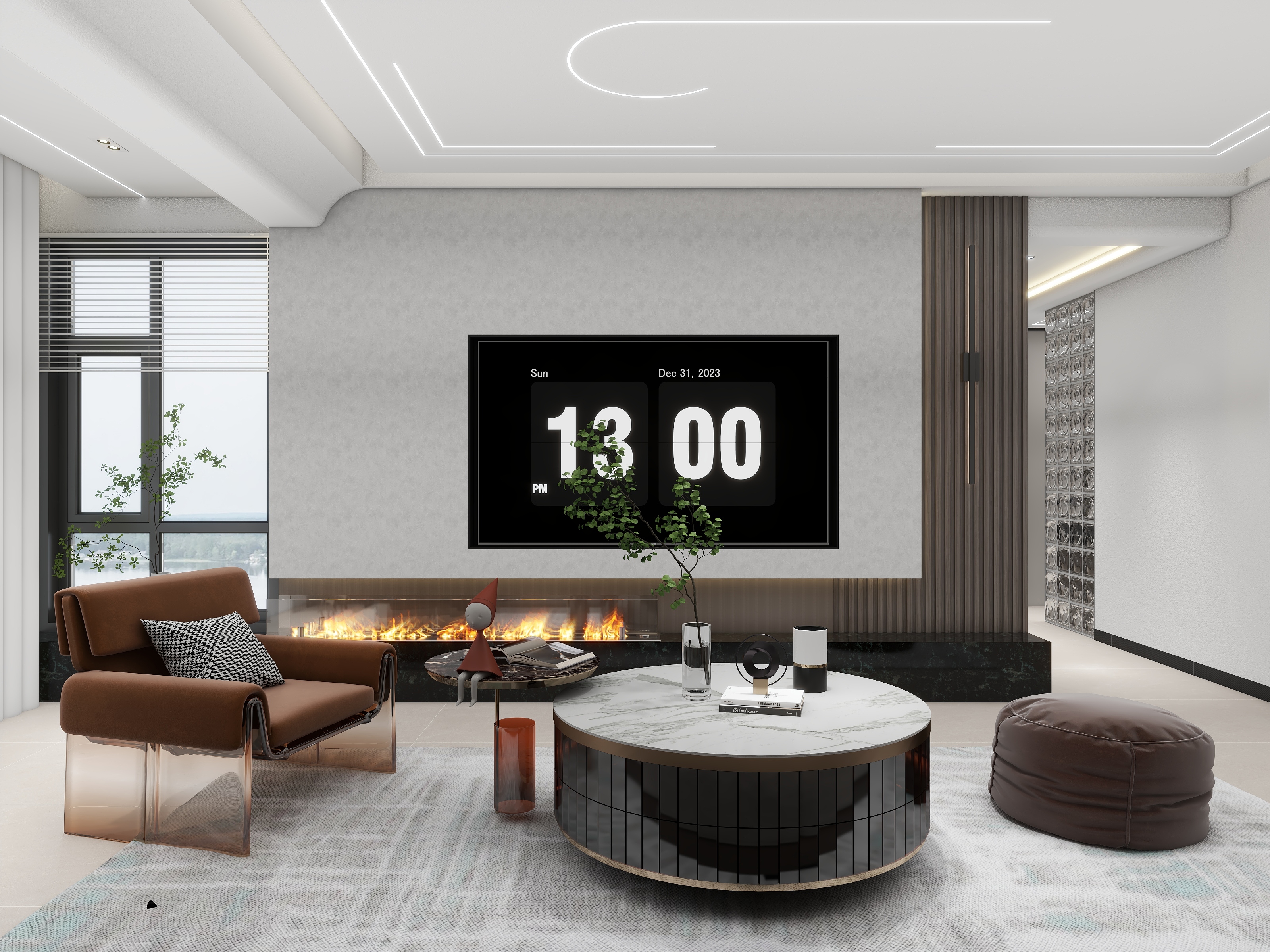 毕节艺禾装饰设计有限公司一邓思诚-华融·德溪府107㎡3室-装修设计方案