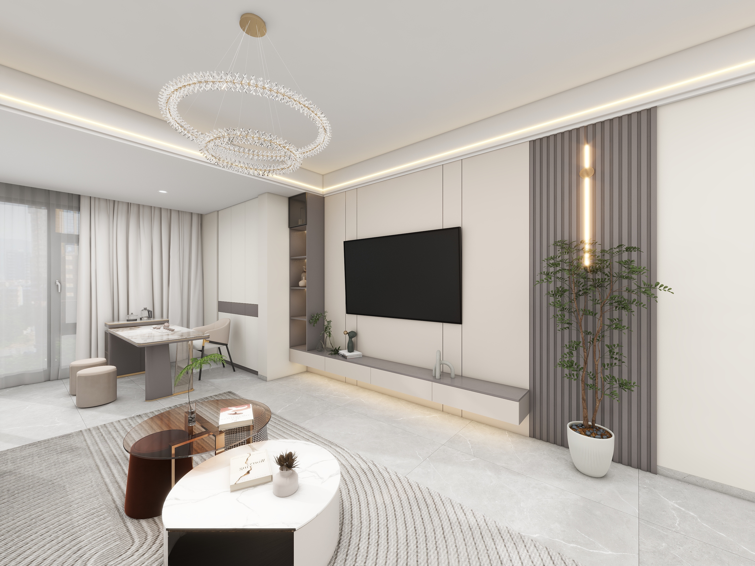 YSY室内家装效果图-建水邦泰誉府9栋二单元901-装修设计方案