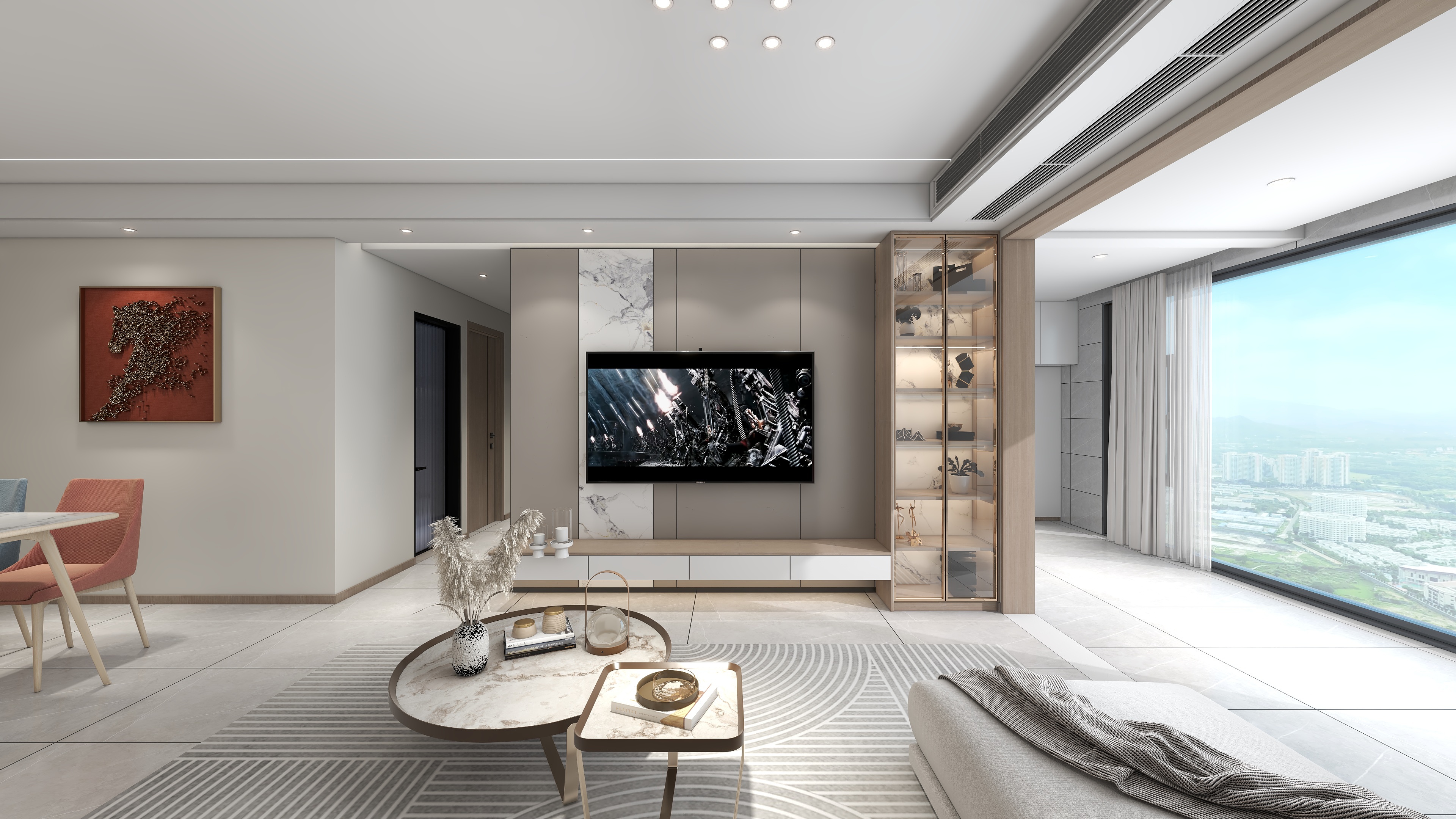 沈有波-香国湖畔121㎡3室现代简约-装修设计方案