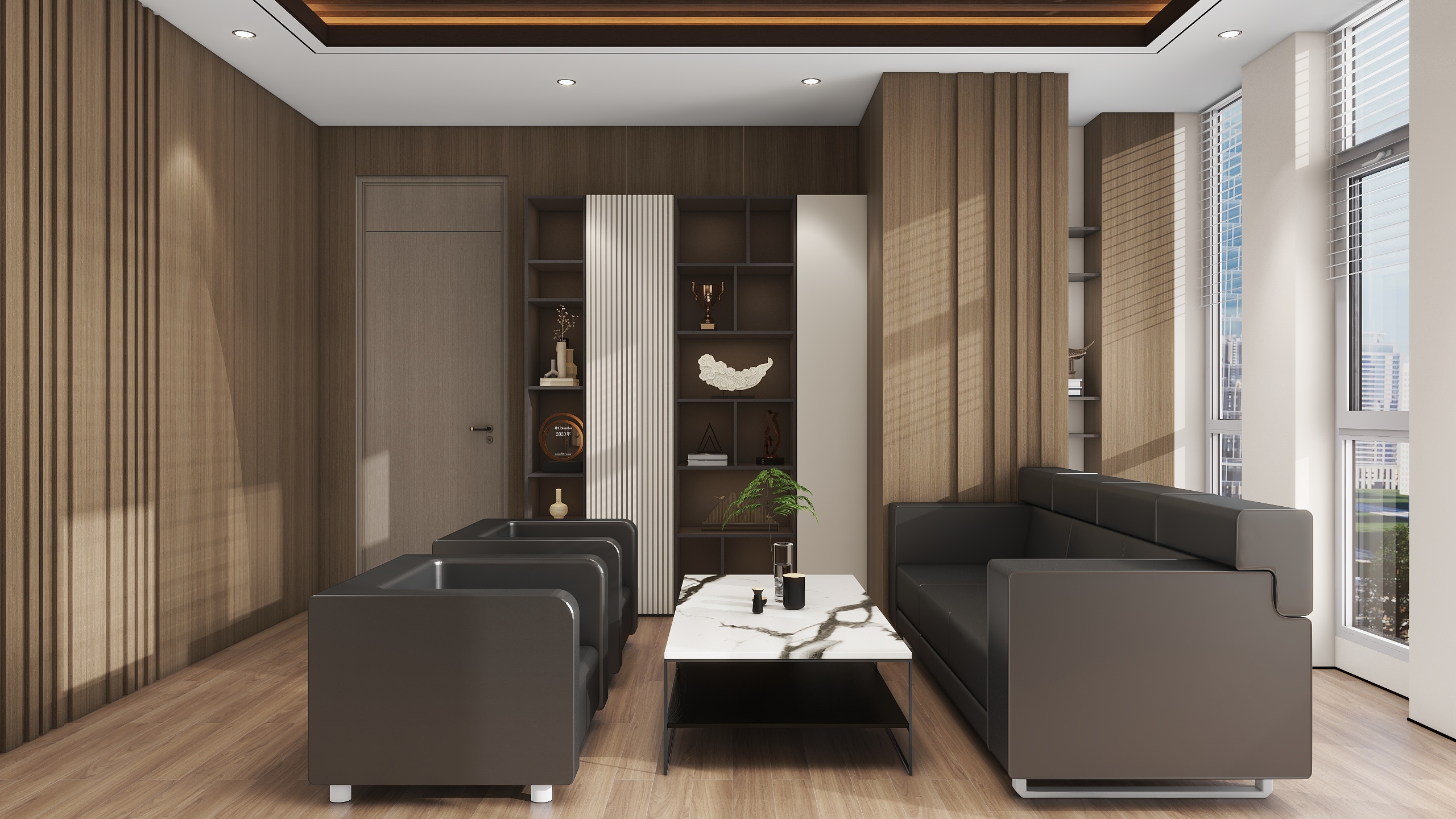 云熙设计.公爵-董事长办公室-装修设计方案