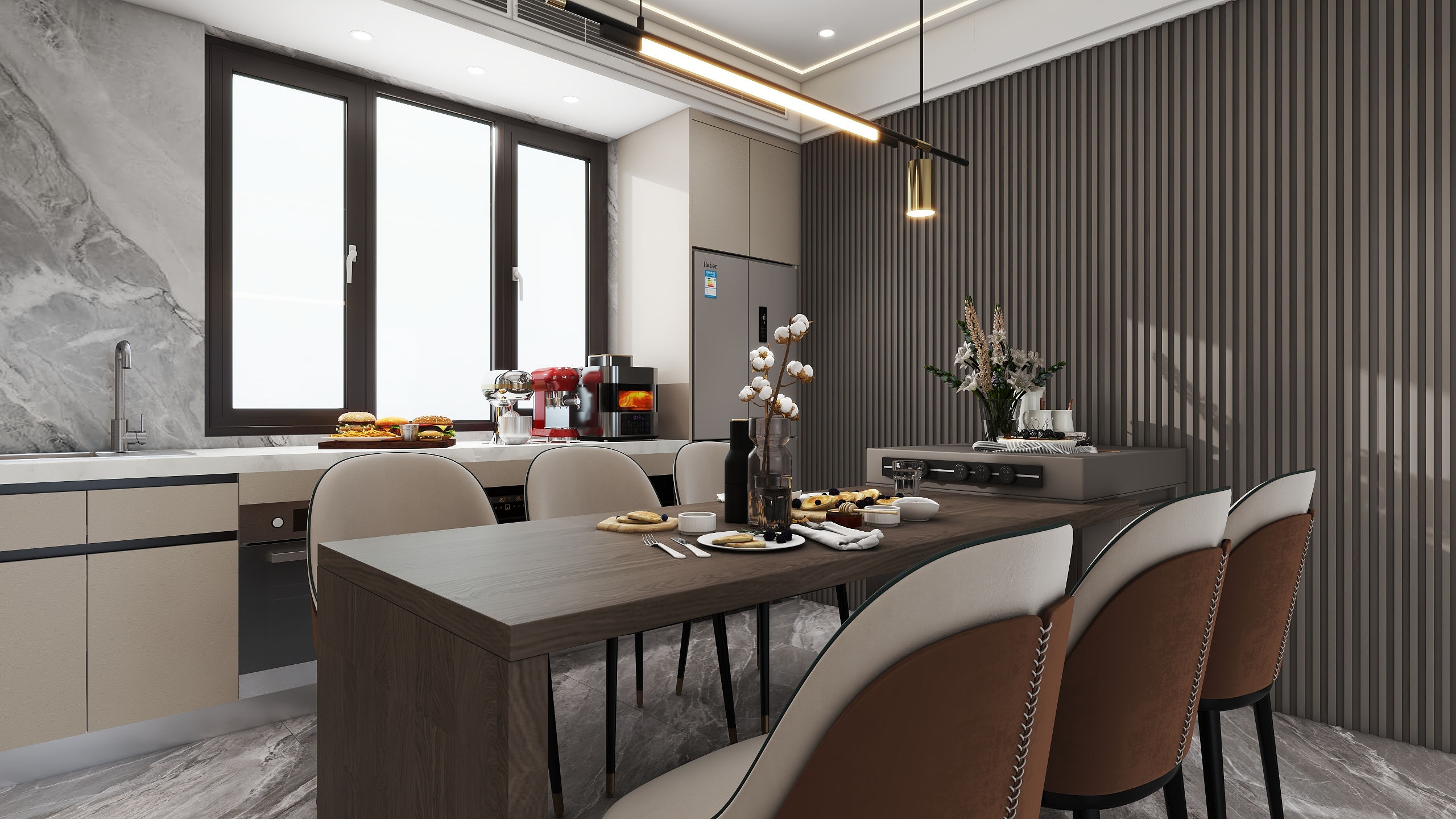 GRDesigner-现代简约轻奢别墅装修效果图