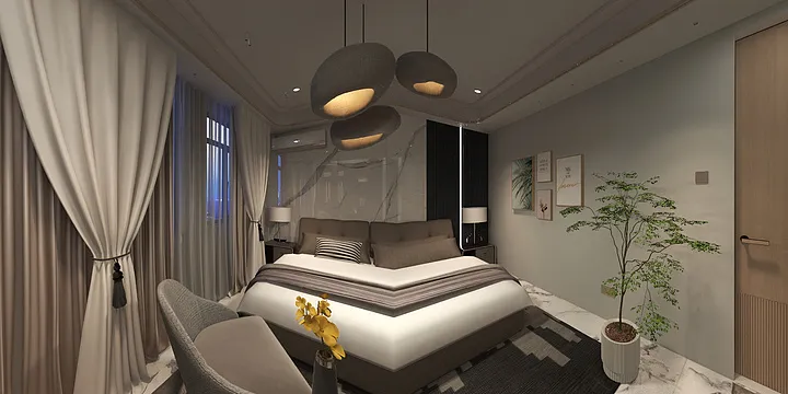 aemail0989的装修设计方案:Bedroom 