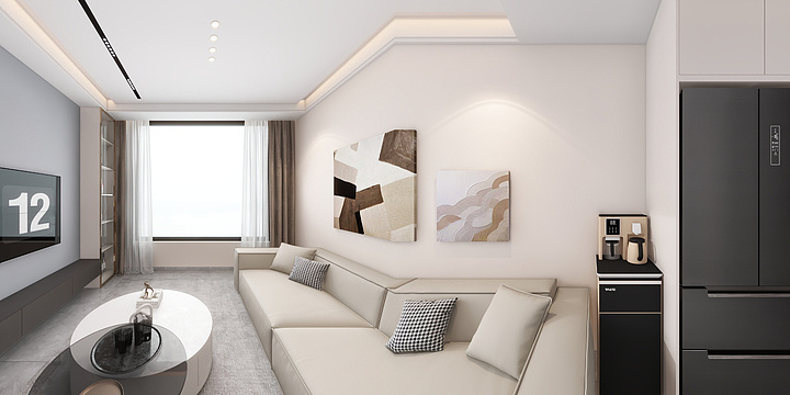 盛夏的一天-凉都名郡（现代）7-1101-改-装修设计方案