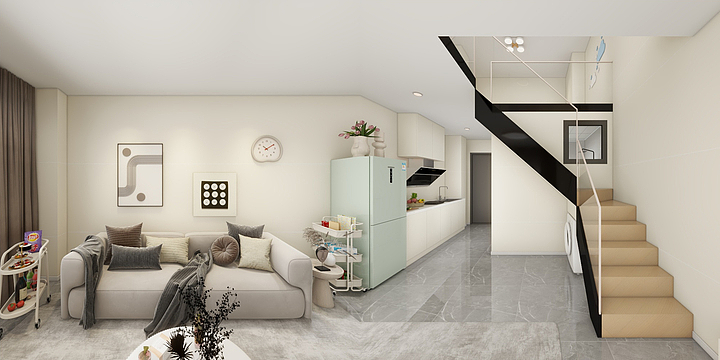 赵隆UVbW-旺角604-装修设计方案