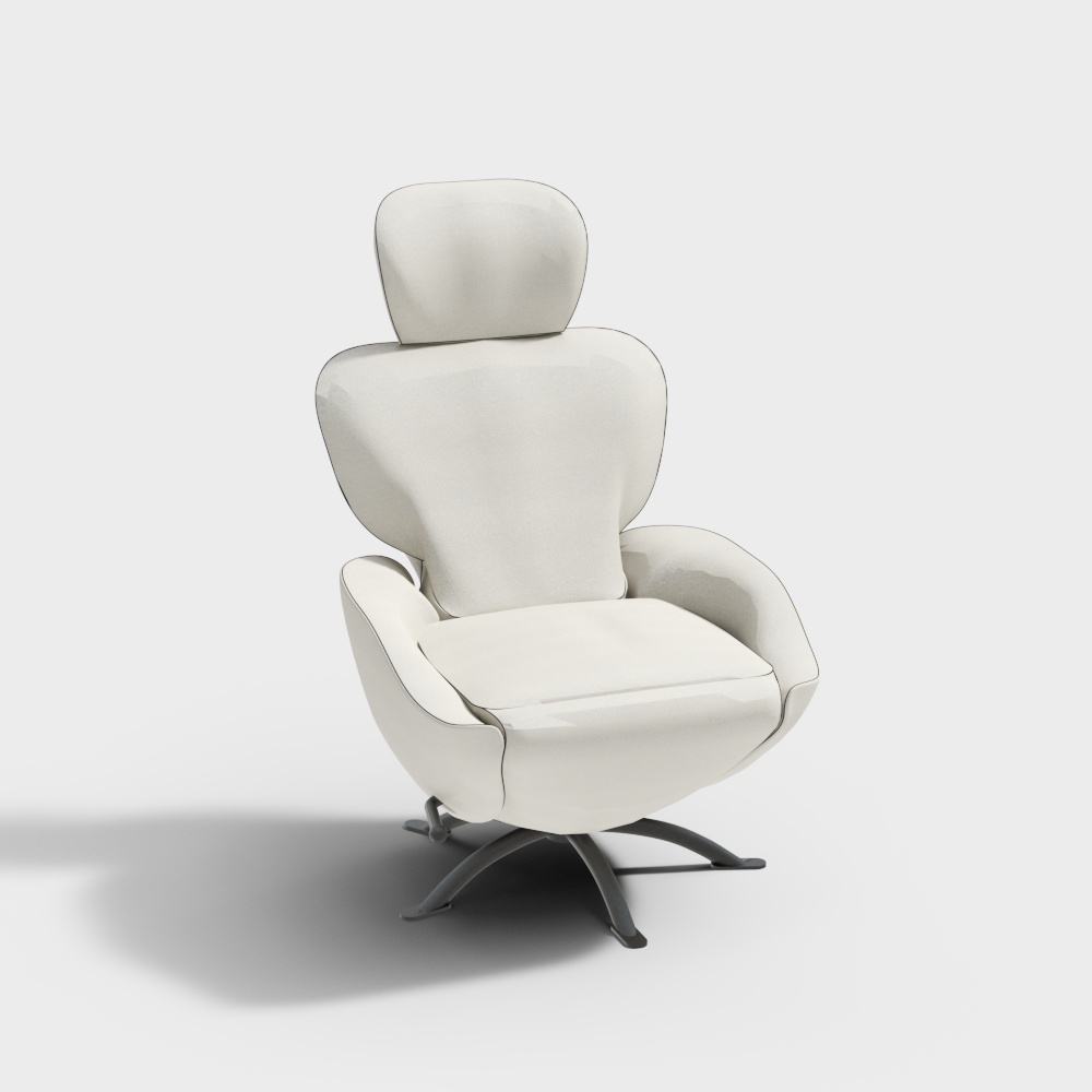Cassina k10 dodo Beige office chair3D模型