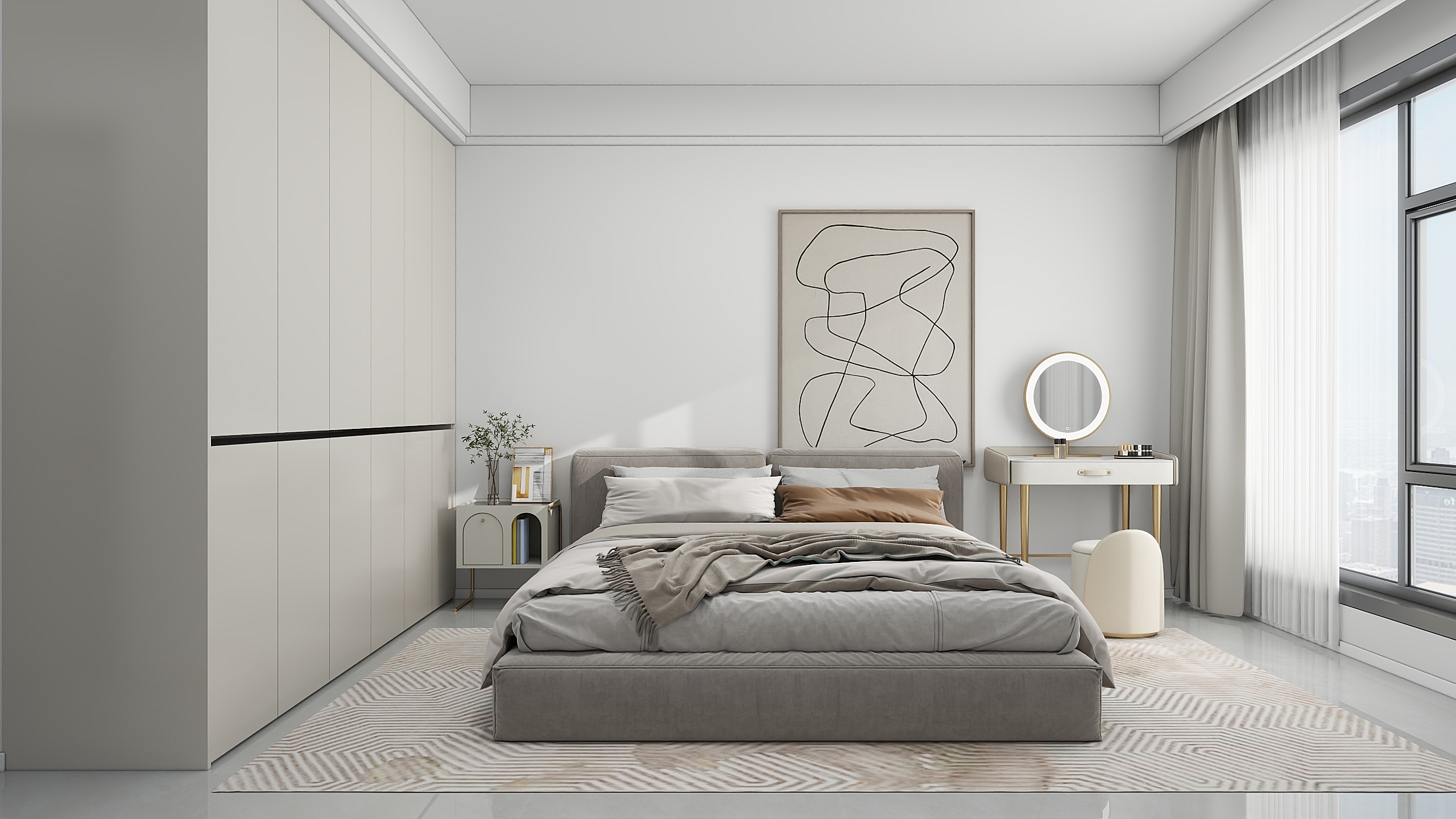 李念辰-107㎡3室-装修设计方案