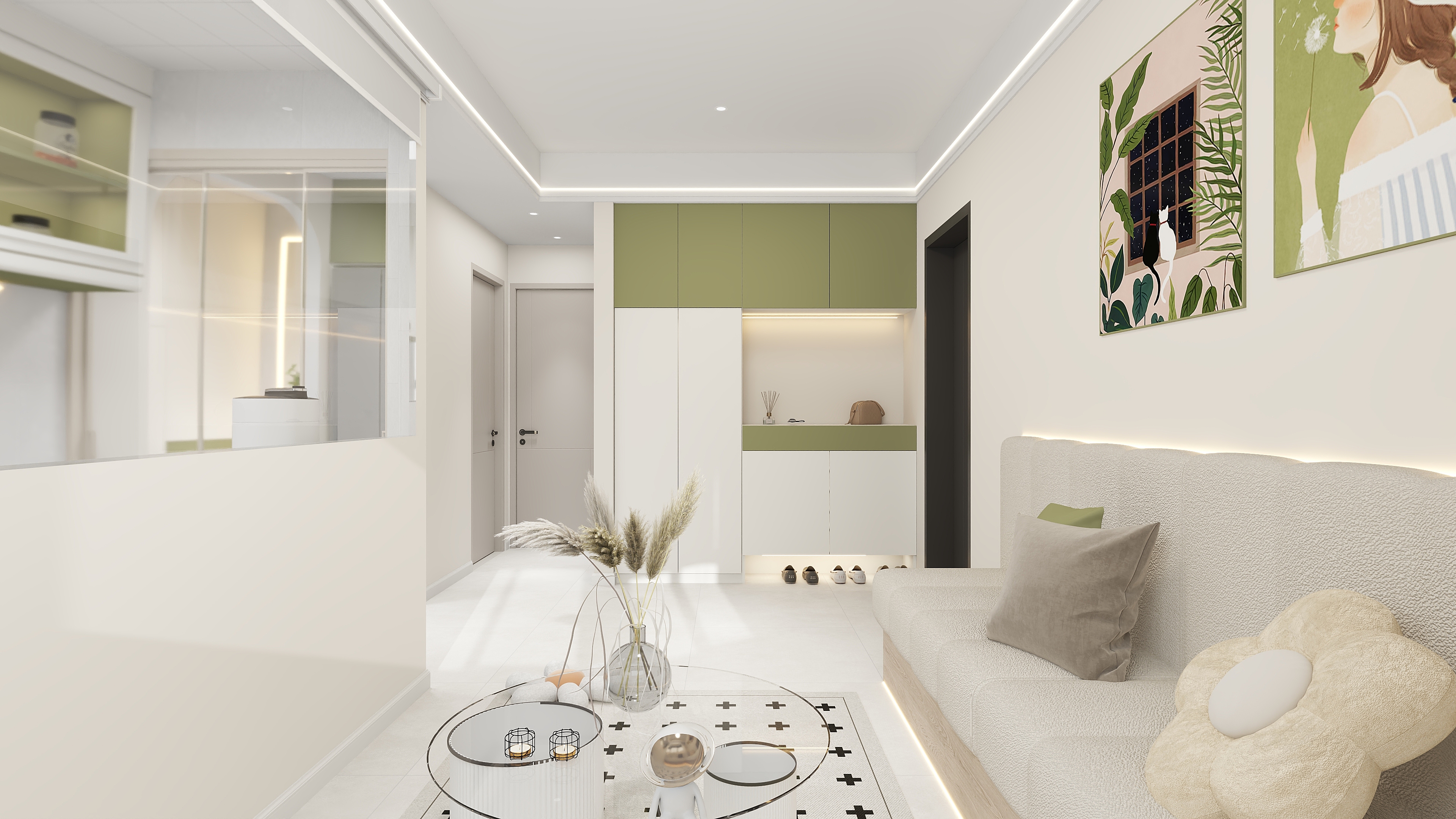 胡莹莹.-68㎡2室-装修设计方案