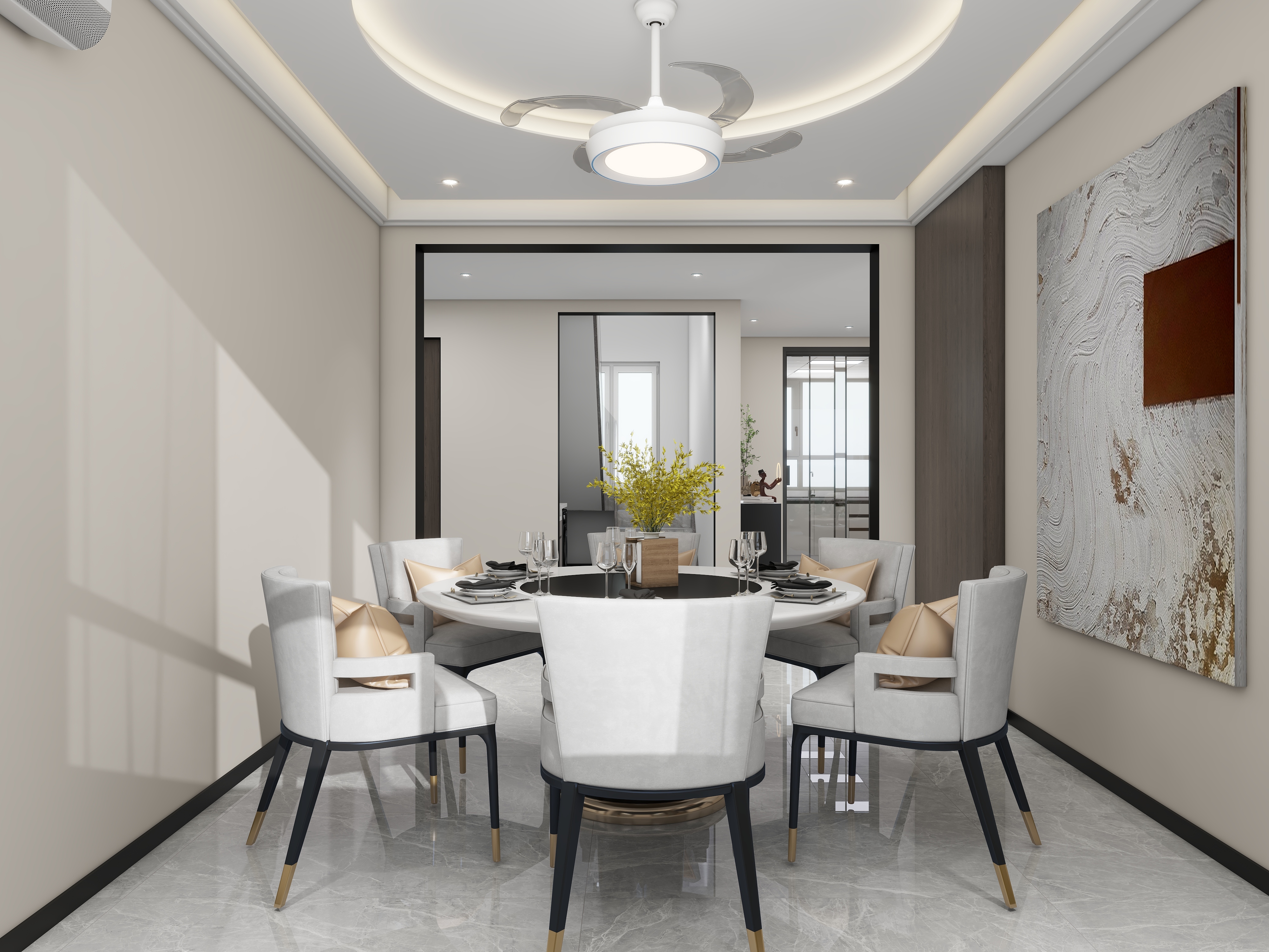 张岩-江苏现代简约复试楼-定稿装修效果图