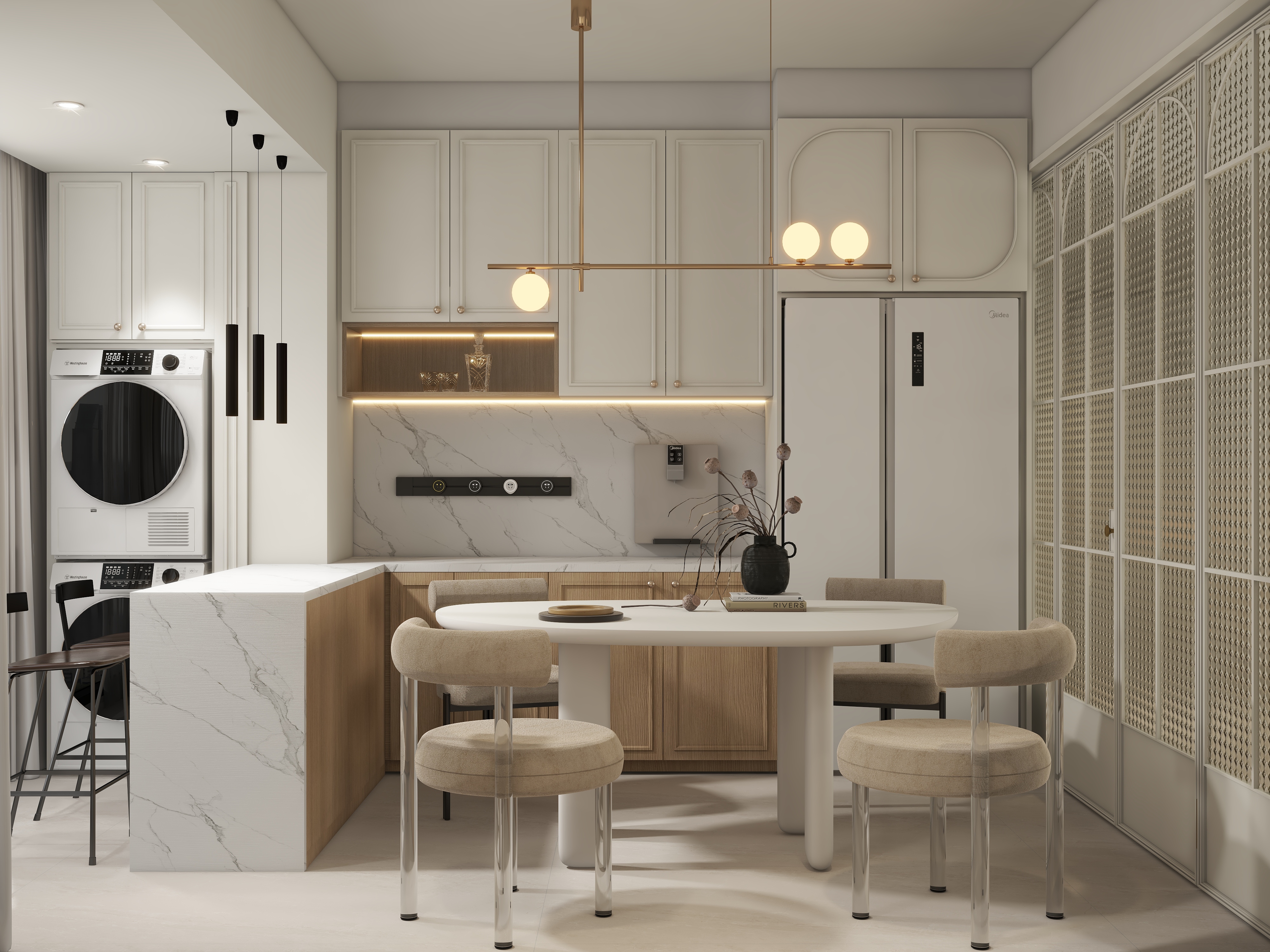 设计师珂源-上城世家124㎡4室装修效果图