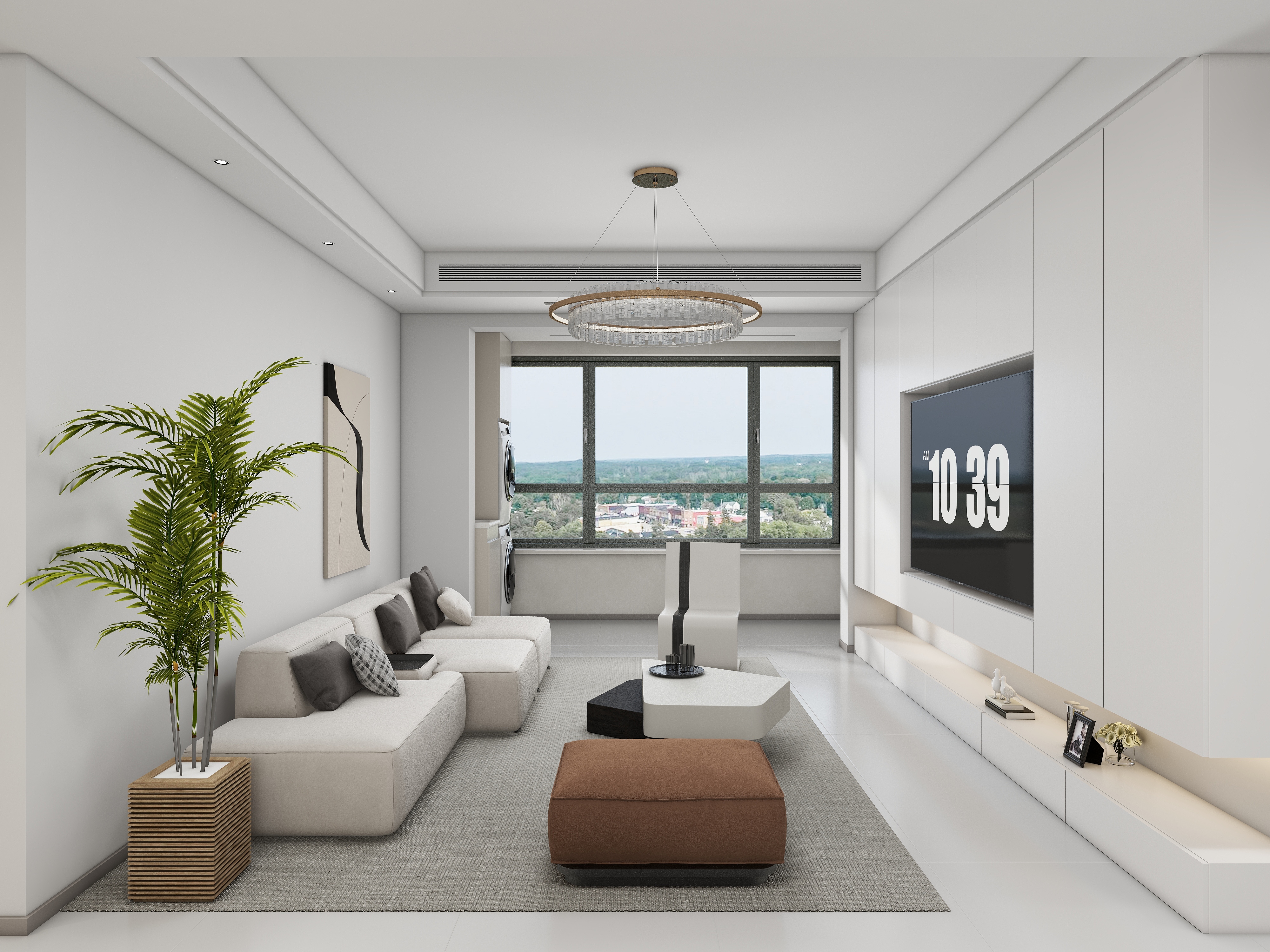 度晓佳-现代简约三室两厅-装修设计方案