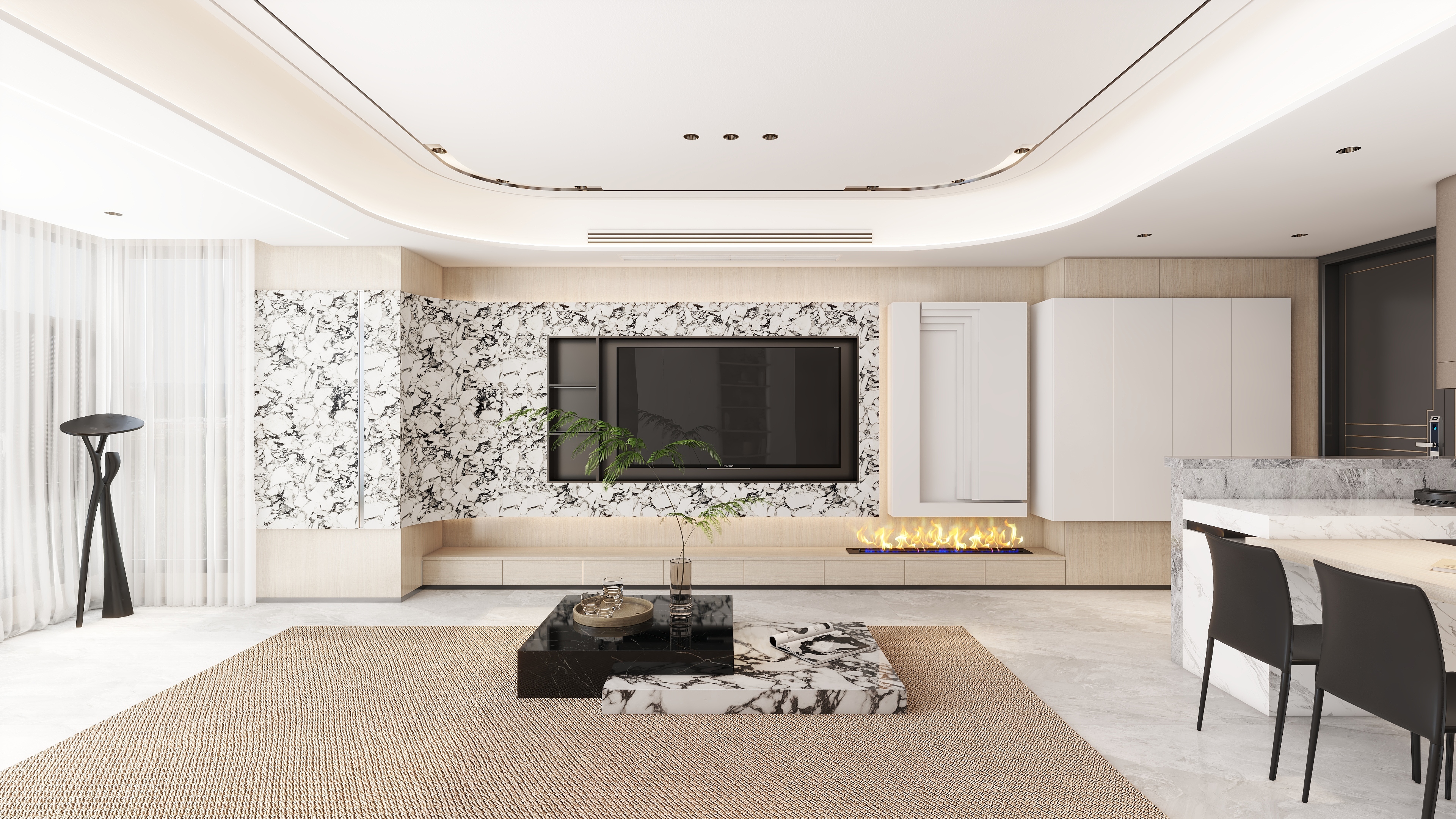 我叫陈工哦-博源尚云府134㎡3室装修效果图