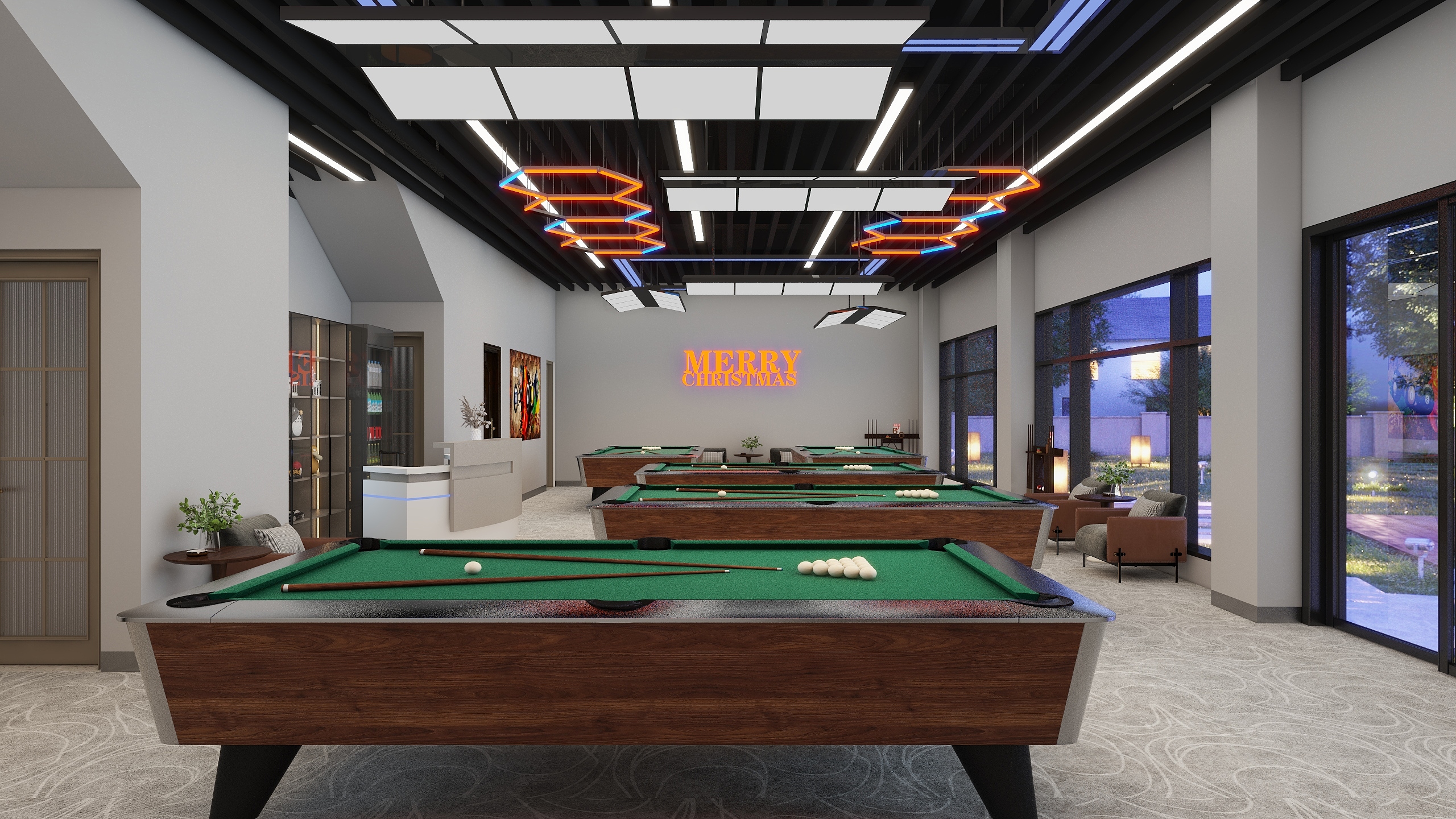 Ani..-熙龙湾桌球室-2-装修设计方案