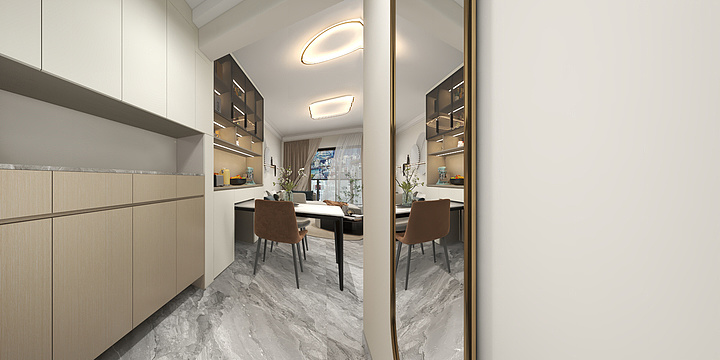 琉璃ling0-5拔翠园2栋A座3006-装修设计方案