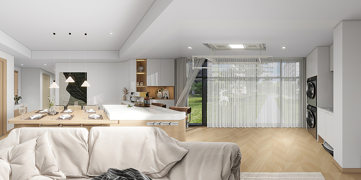 KYDesign-紫金四季原木风格-装修设计方案