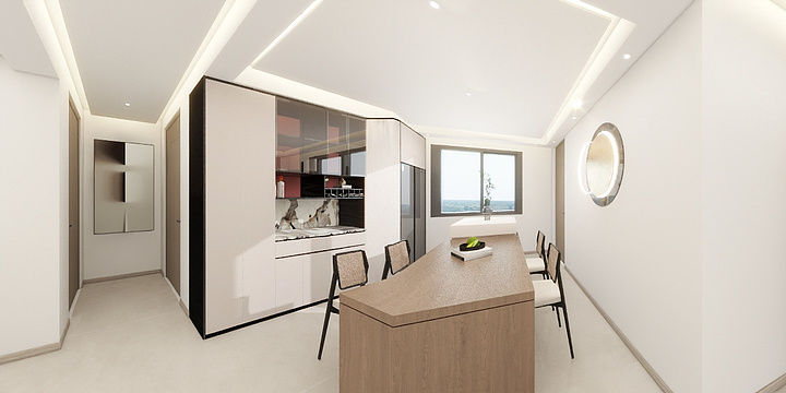 方设-样板房现代风格-装修设计方案