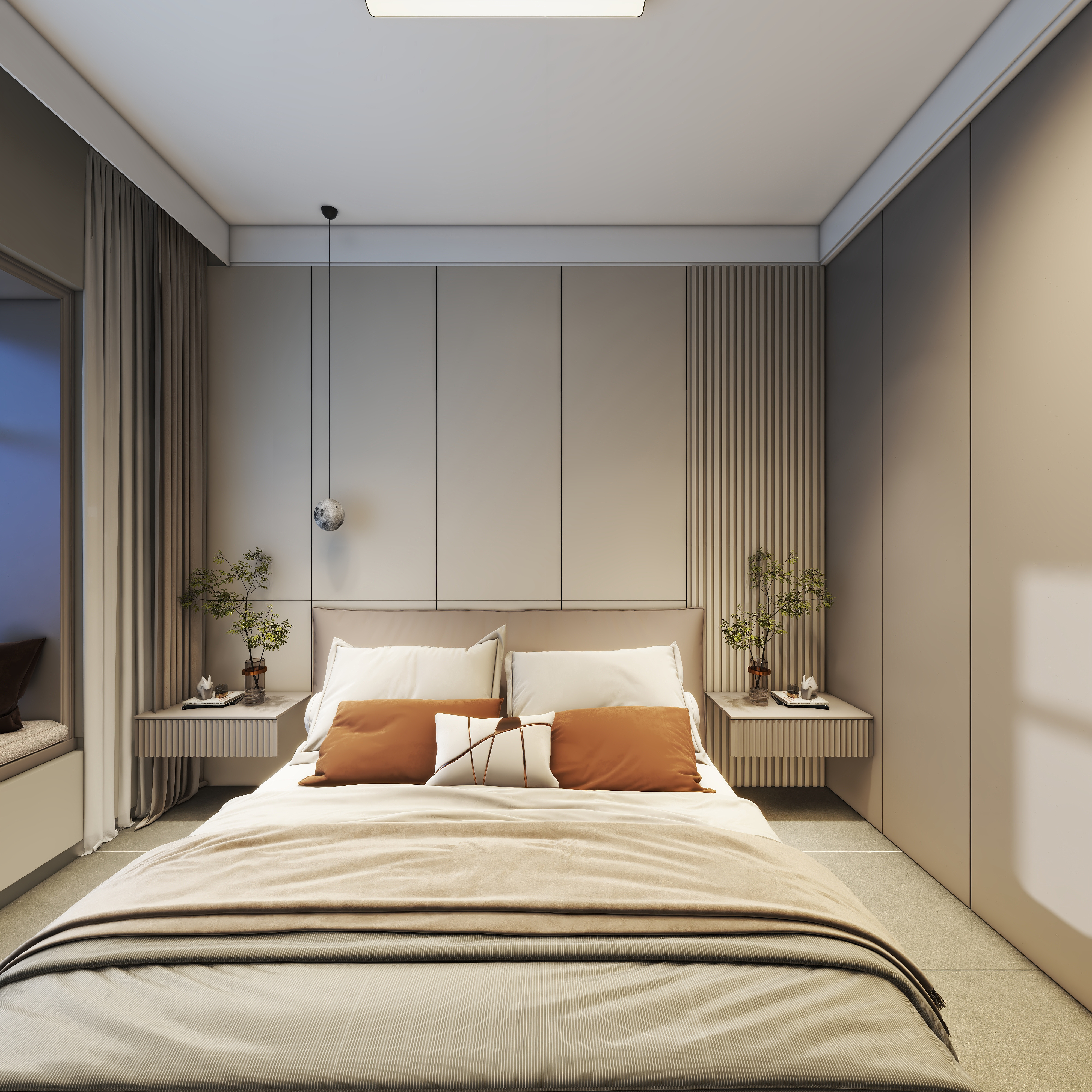 王敏-顶秀山居103㎡3室装修效果图