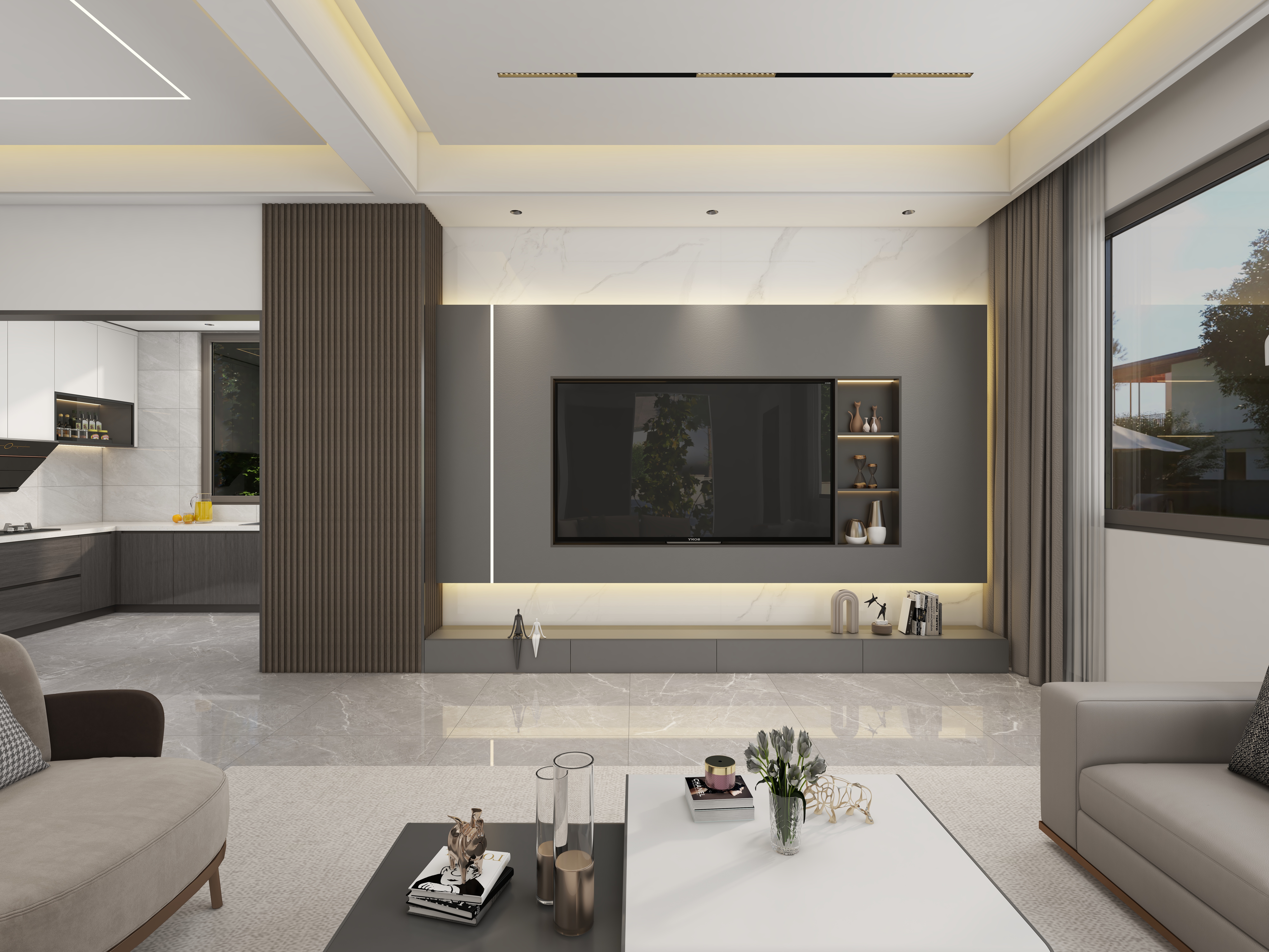 雅筑美学装饰-惠州-自建别墅-现代-装修设计方案