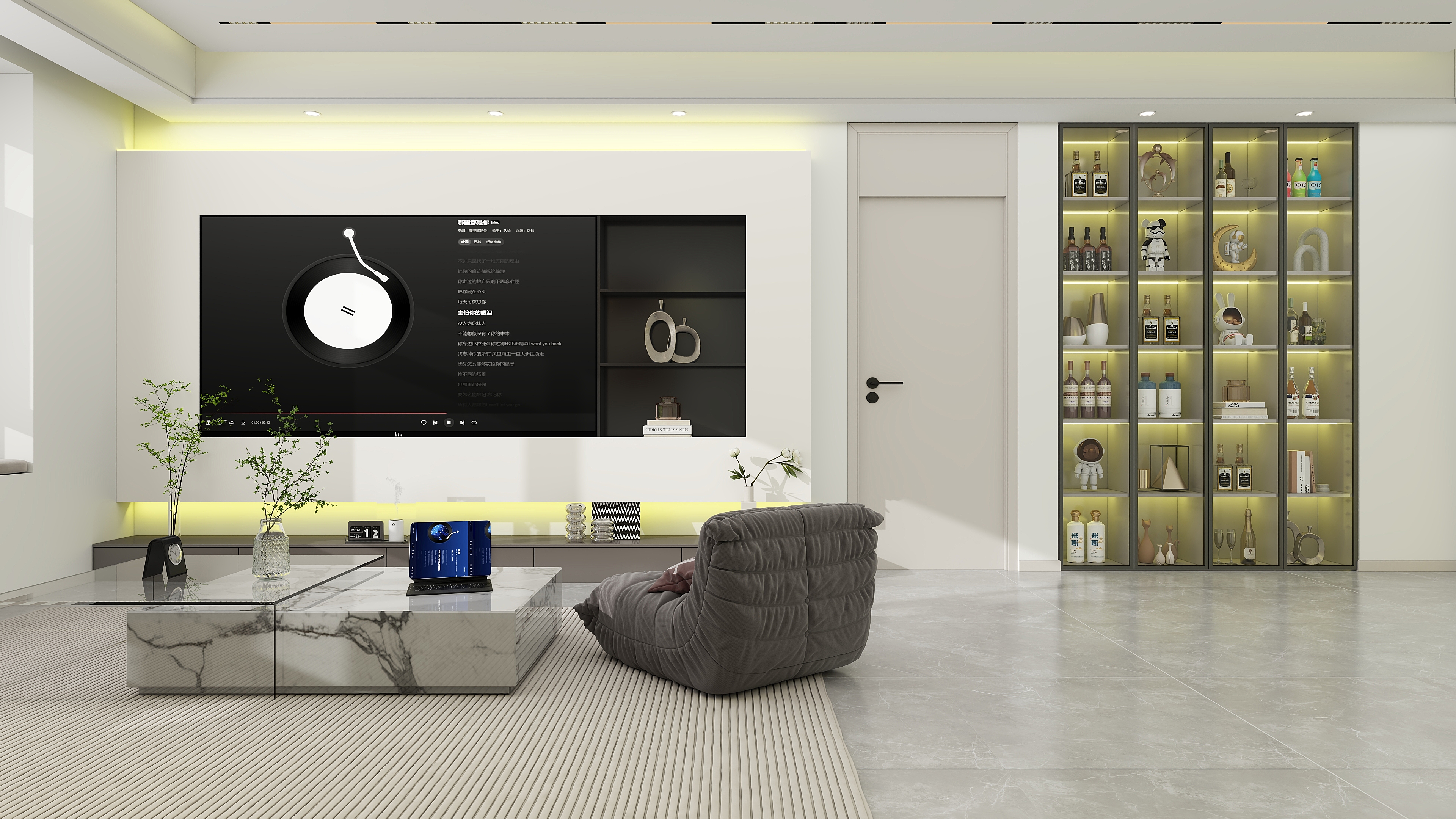 设计-刘越-百脉悦府129平米-装修设计方案