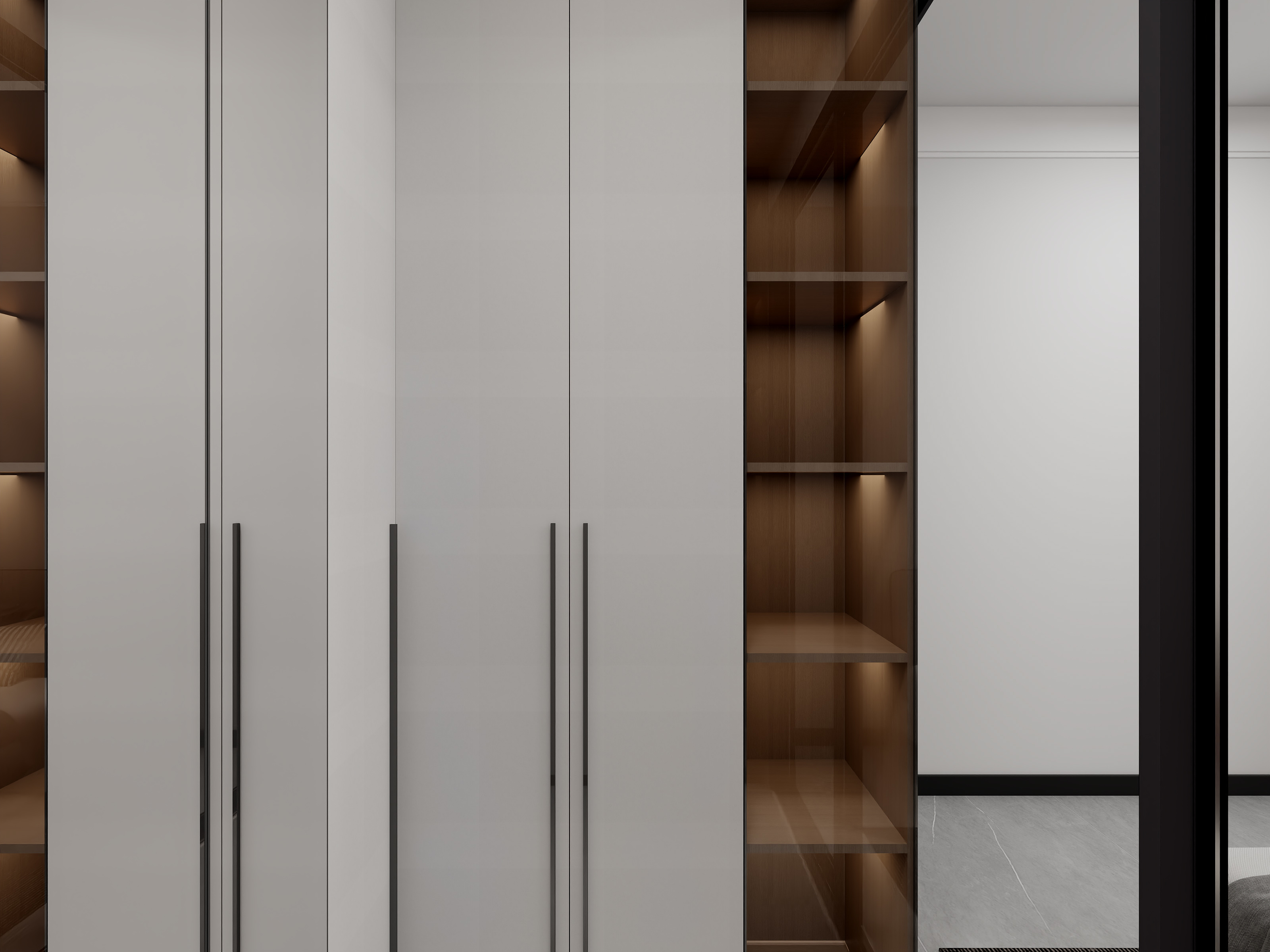 艺雅丽-93平现代简约轻奢装修效果图